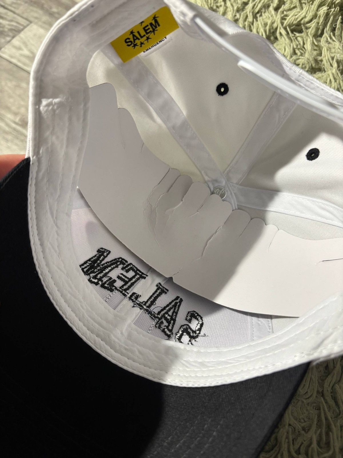 S4LEM S4lem s4lem white europe flag hat cap drain gang sad boys Size ONE SIZE - 9 Thumbnail