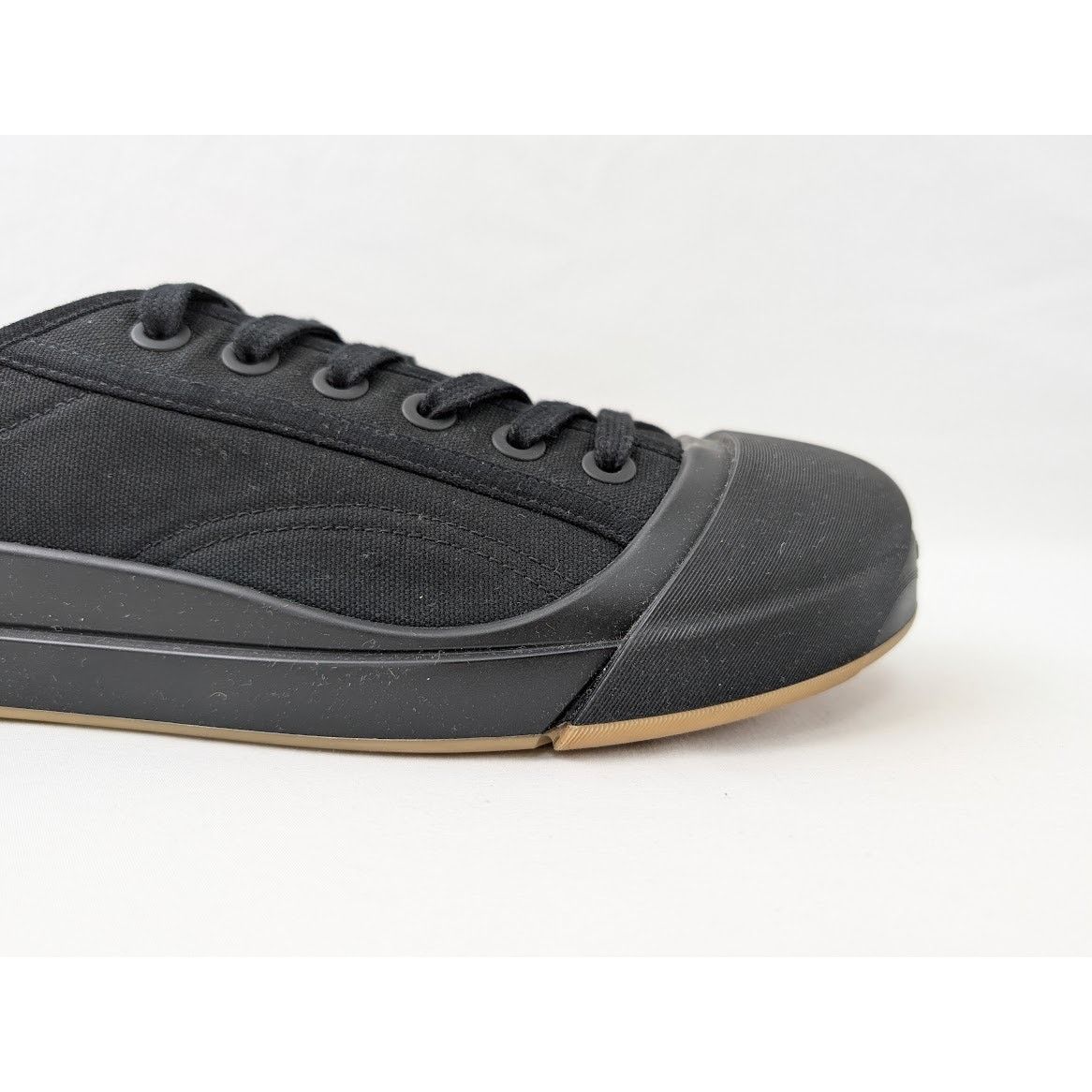 Bottega Veneta o1rshd1 Canvas Vulcan Sneaker in Black Size US 11 / EU 44 - 3 Thumbnail