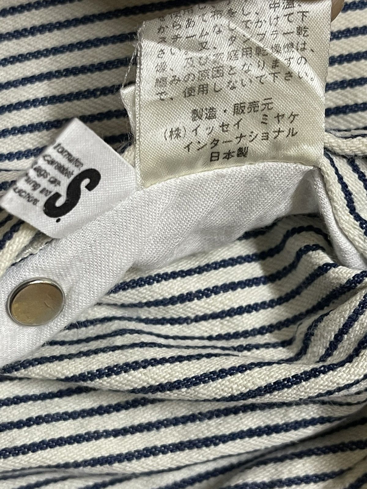 Issey Miyake 💥Rare💥 Vintage 80s Issey Miyake Denim Bomber Reversible Logo Size US L / EU 52-54 / 3 - 13 Thumbnail