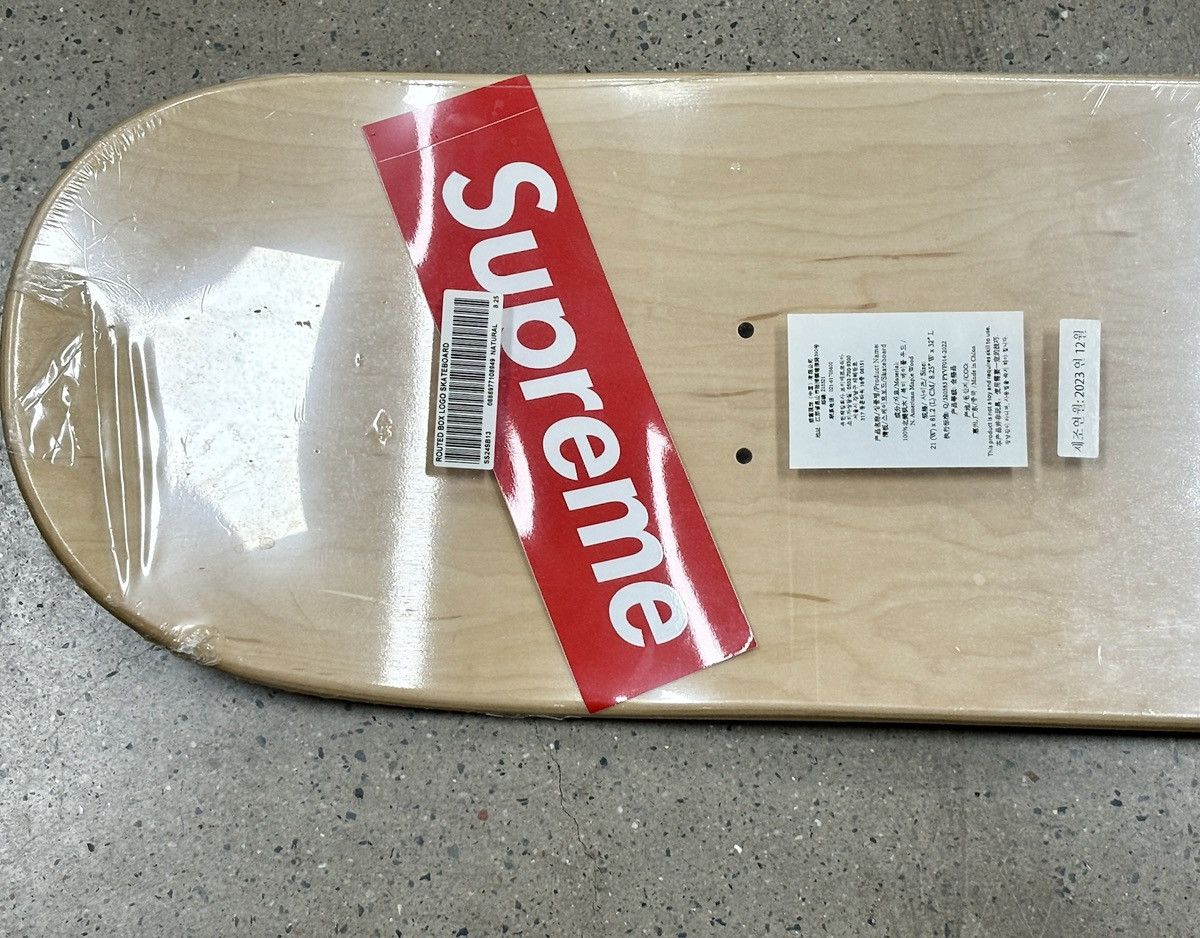 Supreme Suprme sup 24ss week1 Routed Box Logo Skateboard Size ONE SIZE - 4 Thumbnail