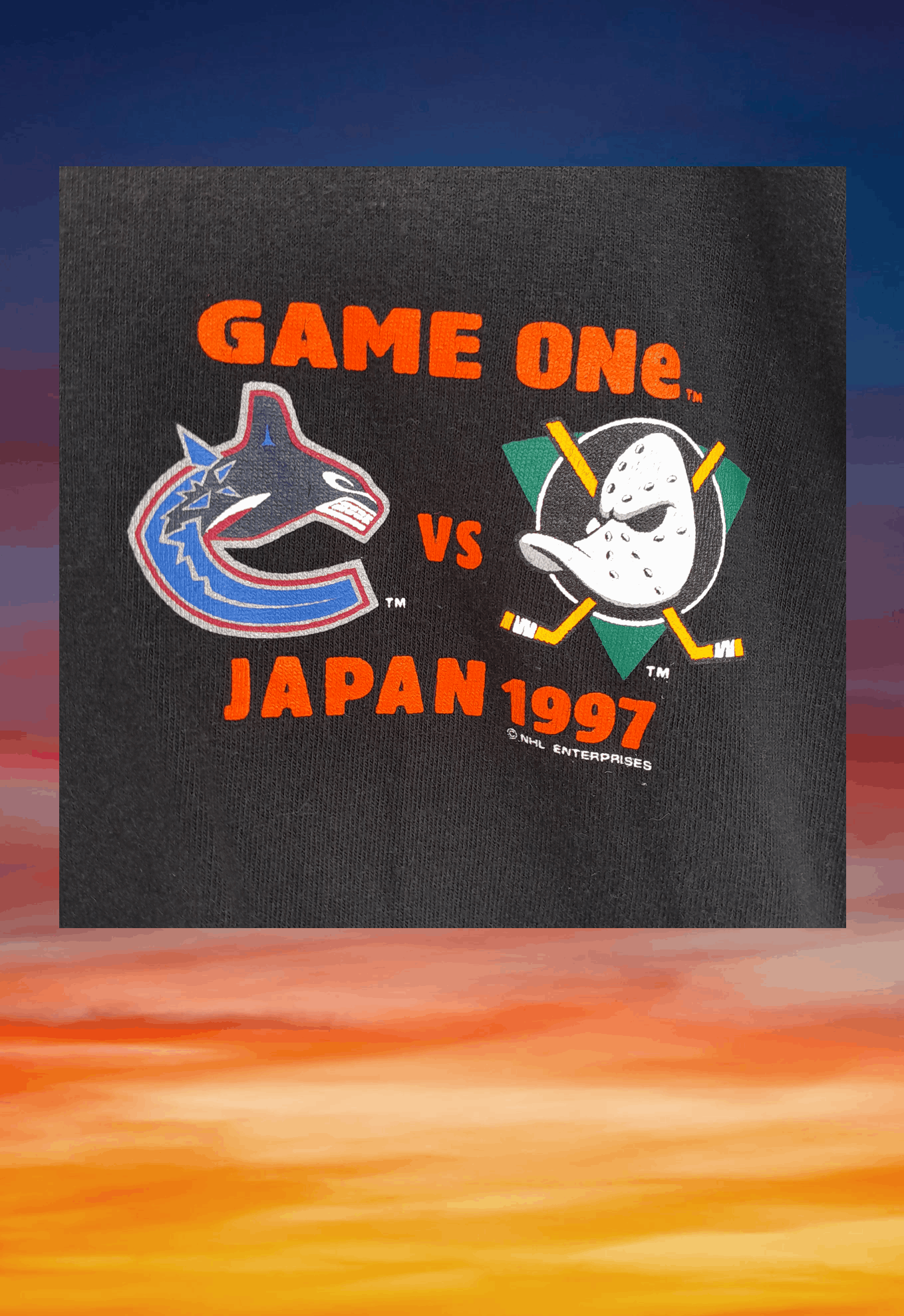 NHL × Vintage Streetwear Vintage GAME ONE NHL JAPAN 1997 Longsleeve Shirt Size US L / EU 52-54 / 3 - 6 Thumbnail