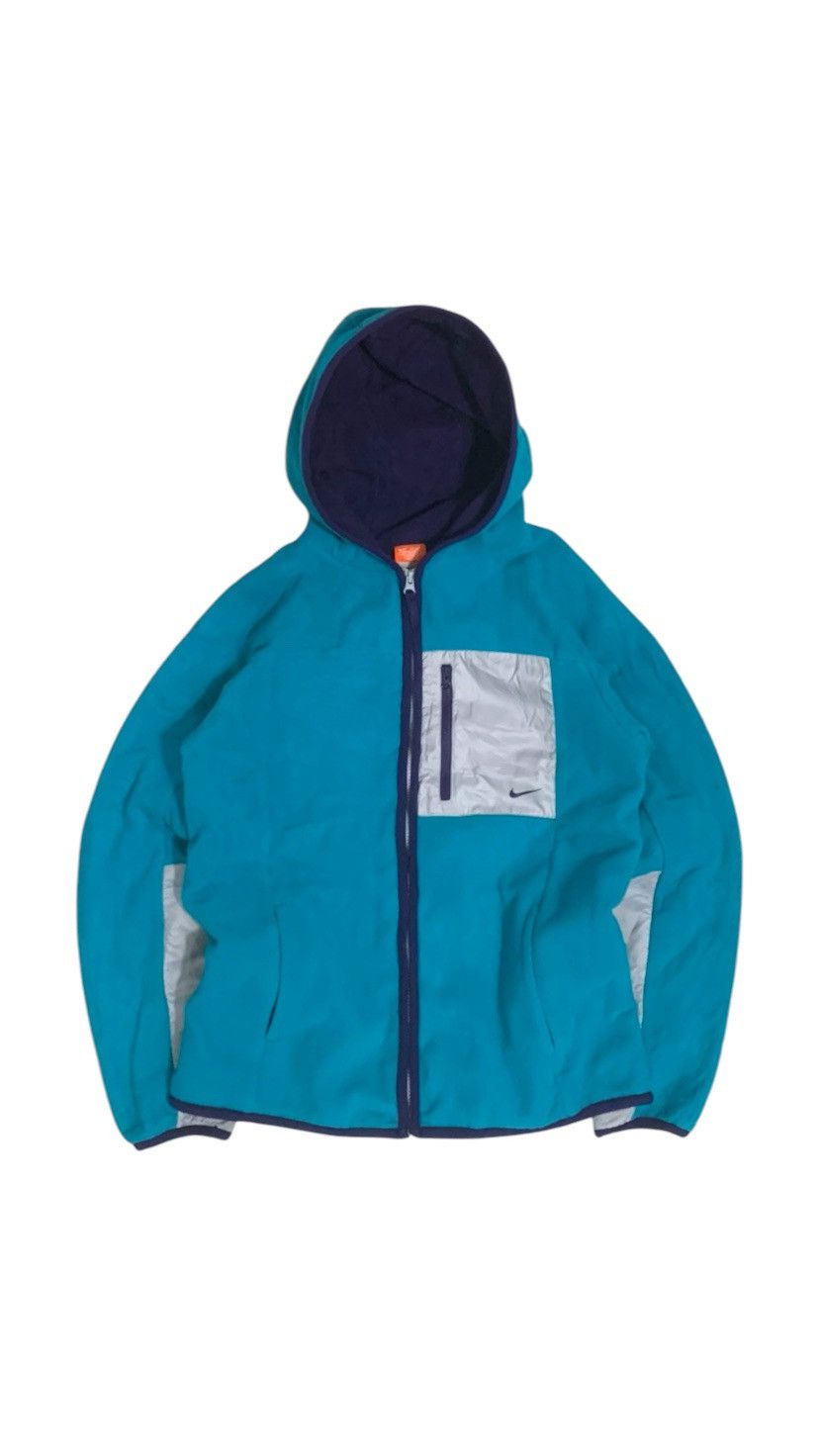 Nike Nike Mini Swoosh Fleece Zip Up Hoodie Size US M / EU 48-50 / 2 - 2 Thumbnail