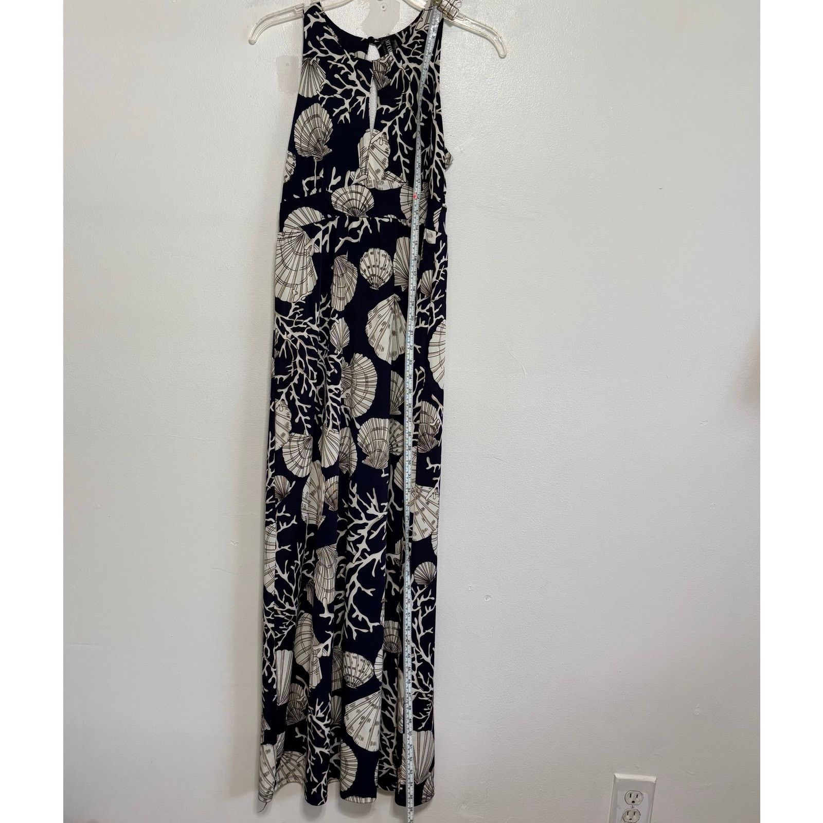Other MT COLLECTION Navy Blue Nautical Print Maxi Dress Size Small Size S / US 4 / IT 40 - 3 Thumbnail