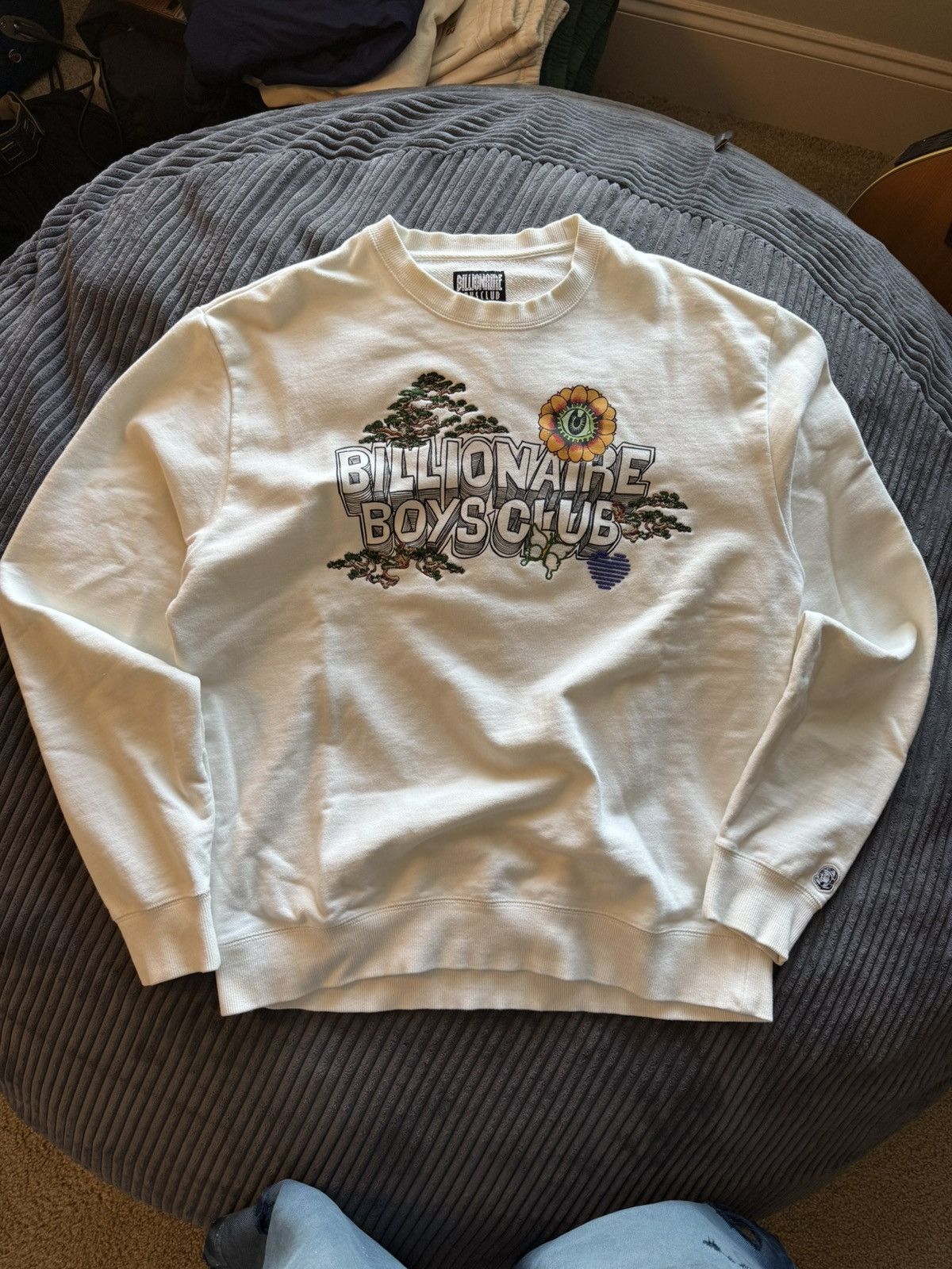 Billionaire Boys Club Billionaire Boys Club Crewneck ‘white’ Size US L / EU 52-54 / 3 - 1 Thumbnail