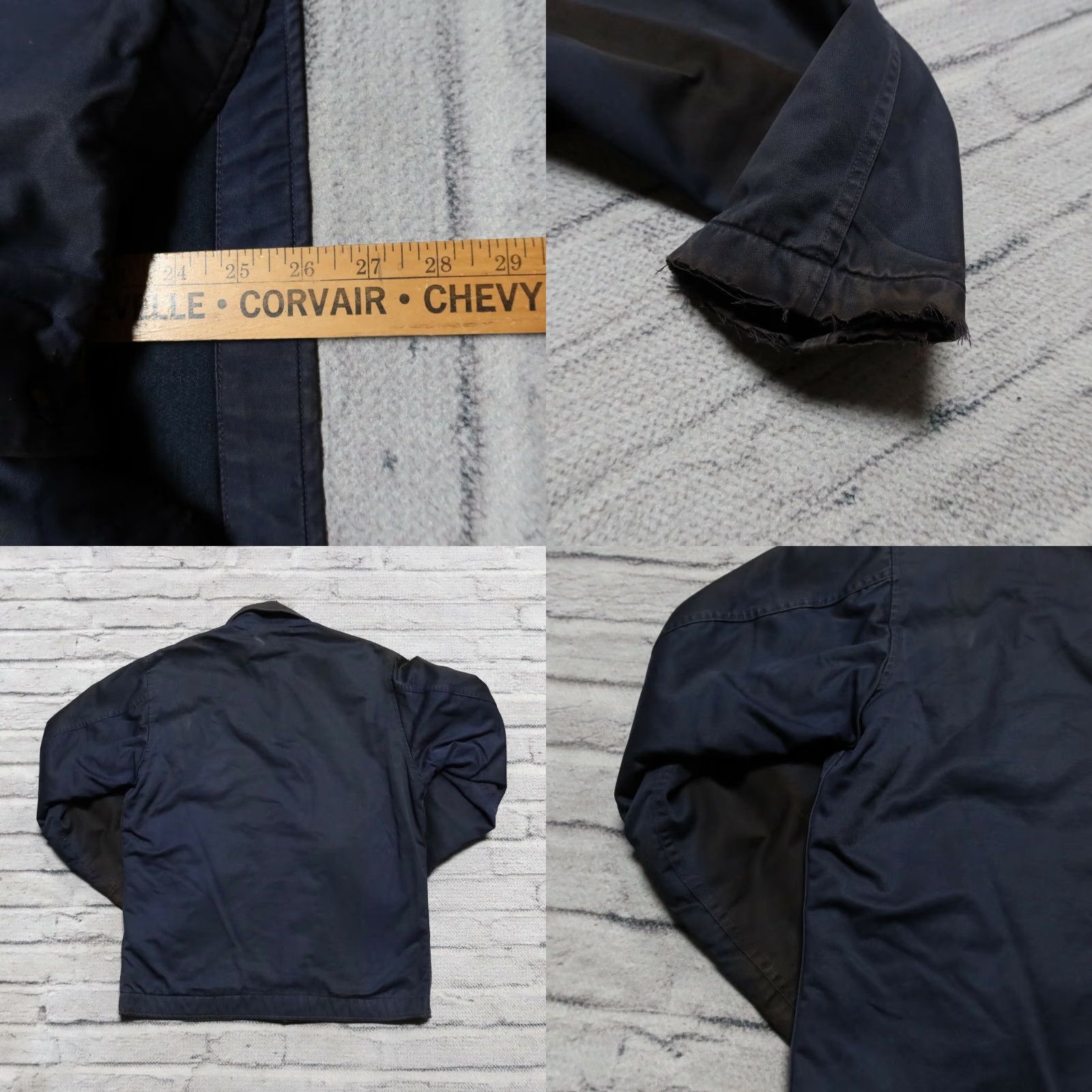 Vintage Vintage US Navy Deck Jacket Patch USN Navy Jacket Men 38 Navy Vintage USS Zellars DD-777 US Navy Deck Jacket Patch USN Mens Jacket Size US XXS / EU 40 - 8 Thumbnail