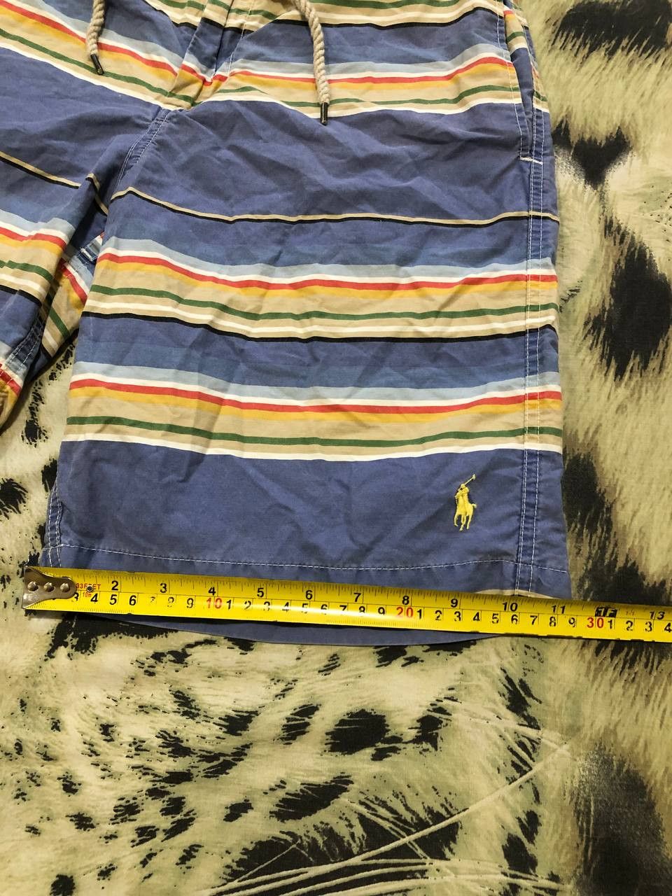 Polo Ralph Lauren Vintage 90's Polo Ralph Lauren Canvas Striped Shorts Size US 30 / EU 46 - 11 Thumbnail