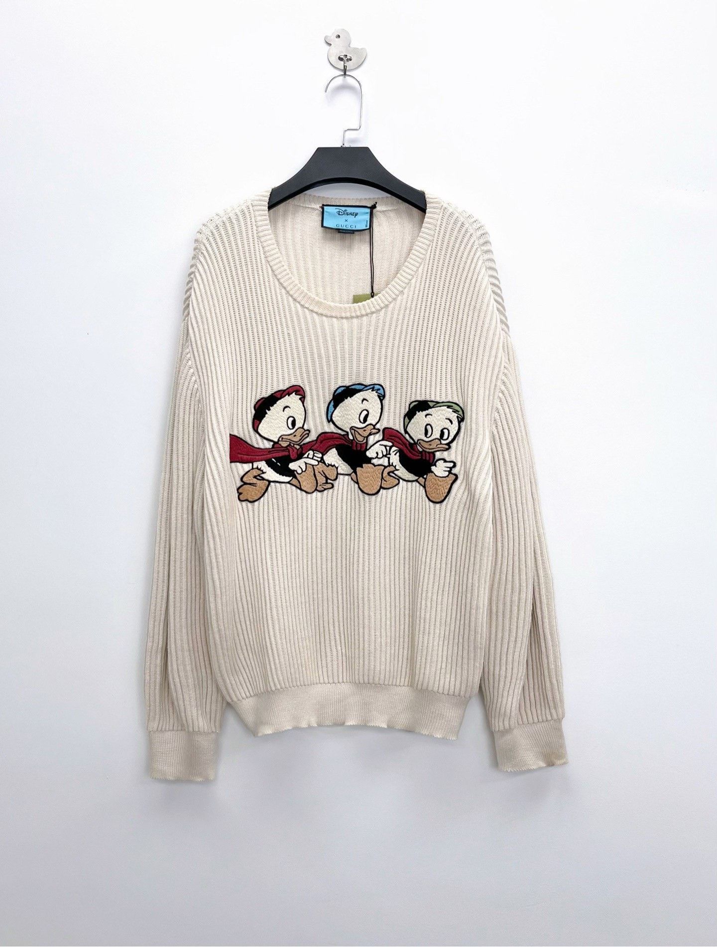 Gucci Gucci Disney Donald Duck Patch Sweater Size US XXL / EU 58 / 5 - 1 Thumbnail