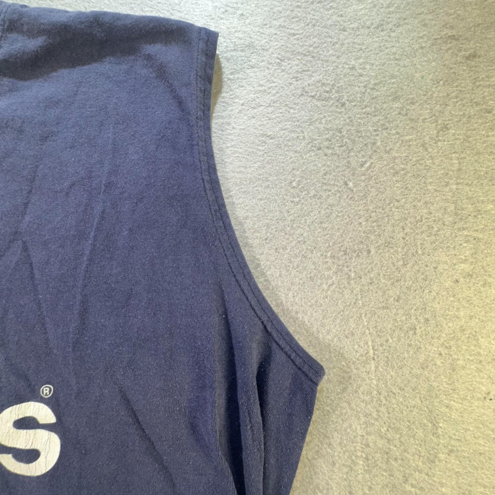 Adidas Adidas Men's Tank Top Large Blue Sleeveless Muscle Tee Athletic Gym Workout Performance Shirt Size US L / EU 52-54 / 3 - 4 Thumbnail