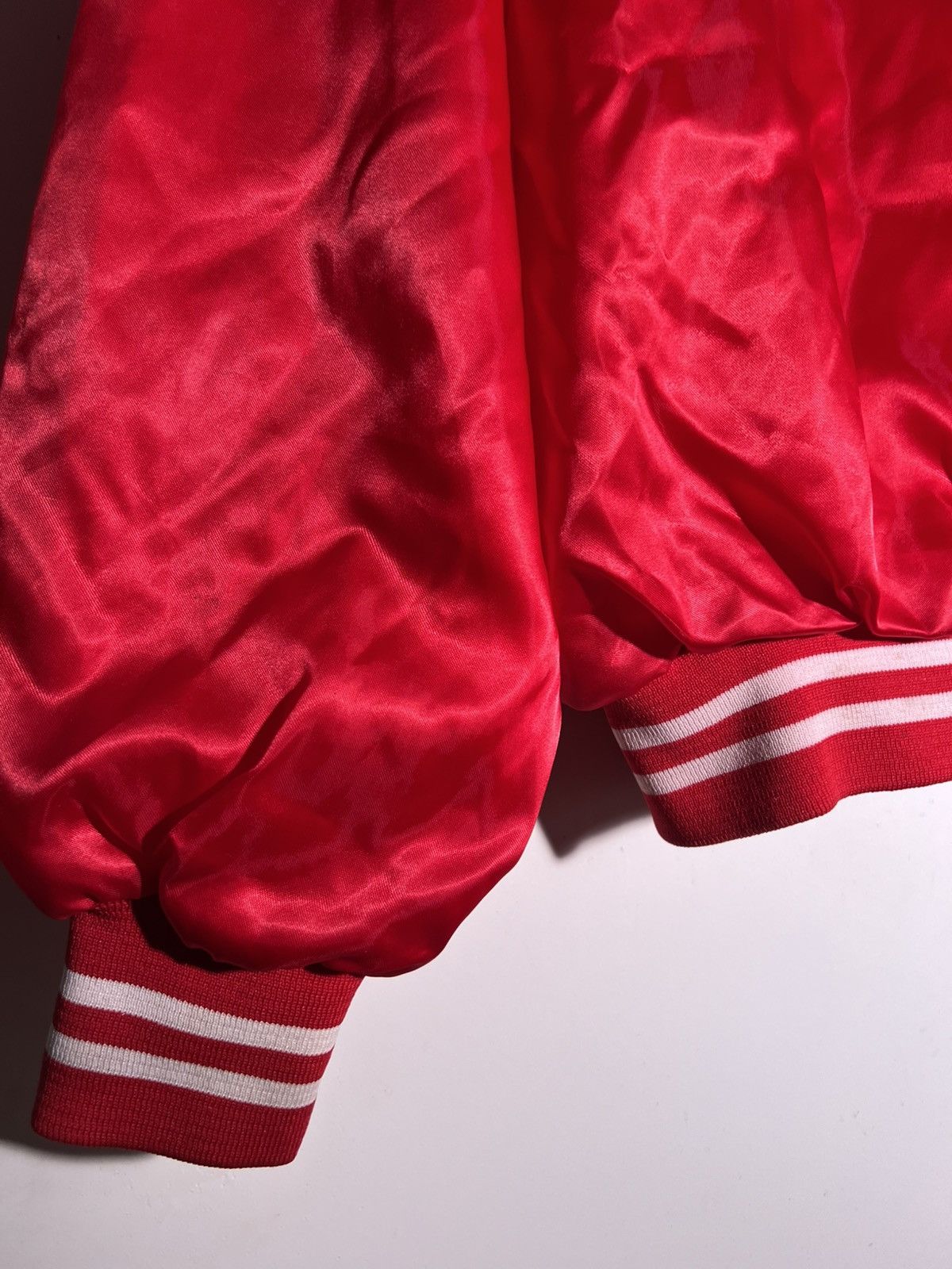 Vintage 80's VTG Vintage Baseball Retro Indie Varsity Satin Jacket Size US XL / EU 56 / 4 - 7 Thumbnail