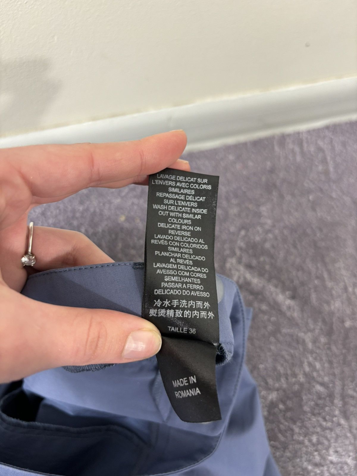 Cop Copine Cop Copine Mercurius NWT Women’s Blue Cargo Pants Size 27" / US 4 / IT 40 - 12 Thumbnail