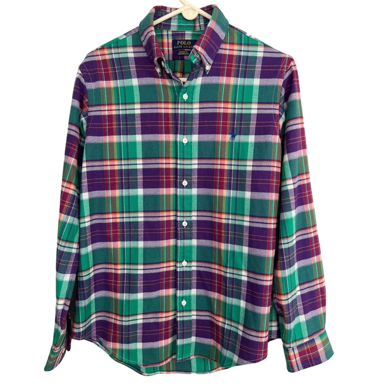 Polo Ralph Lauren Polo Ralph Lauren Men's Custom Fit Oxford Coolmax SZ M Size US M / EU 48-50 / 2 - 1 Thumbnail