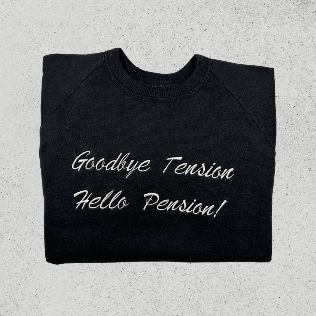 Vintage Vintage Retirement 90s Novelty Quote Funny Sweatshirt Size US L / EU 52-54 / 3 - 3 Thumbnail