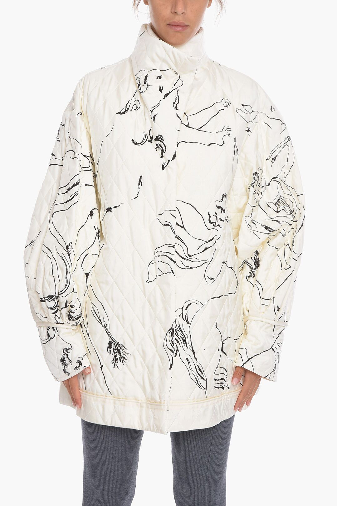 image of Jil Sander O1Dk11S0124 Jacket In White, Women's (Size Small)