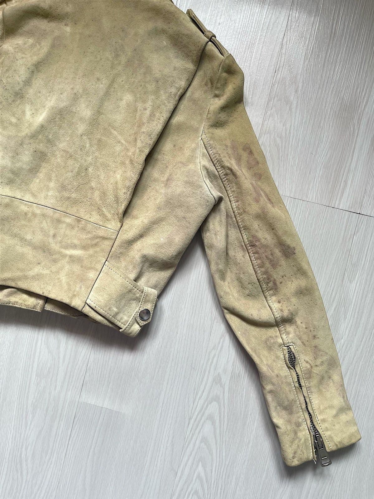 Acne Studios ACNE STUDIOS Suede Biker Jacket Size S / US 4 / IT 40 - 18 Thumbnail