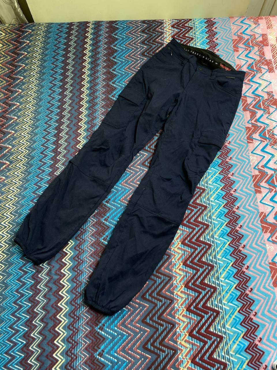 Japanese Brand × Wrangler Crazy Crash Dirty Baggy Faded Jean Japan Avant Garde Style Size US 27 - 6 Thumbnail