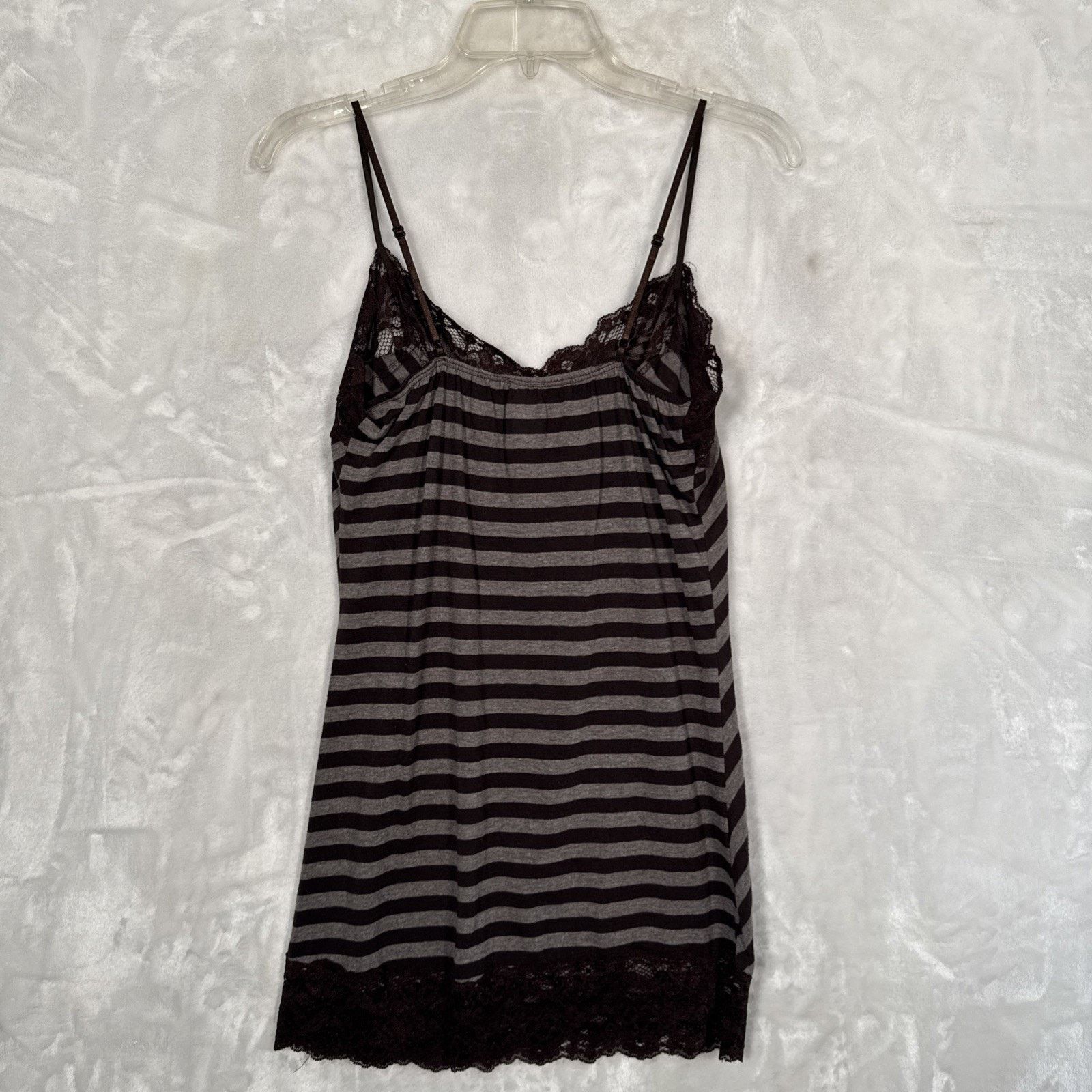 Kiwi Vintage 90s Y2K Kiwi Brown Asymmetrical Cami Tank Top M Size M / US 6-8 / IT 42-44 - 8 Thumbnail