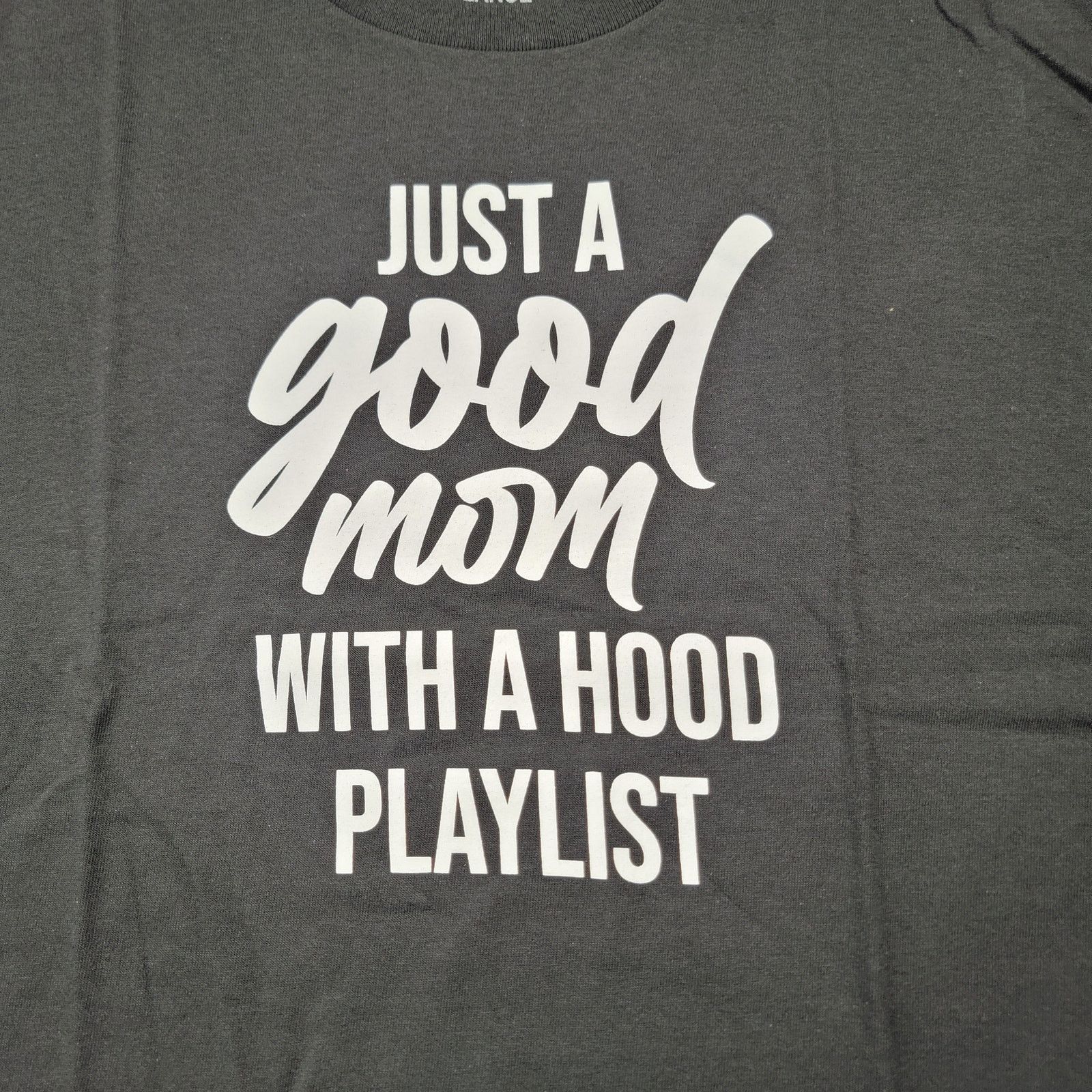Fashion Victim FashionNova 'Just a Good Mom' Black Short Sleeve Tee Sz XL Size XL / US 12-14 / IT 48-50 - 5 Thumbnail