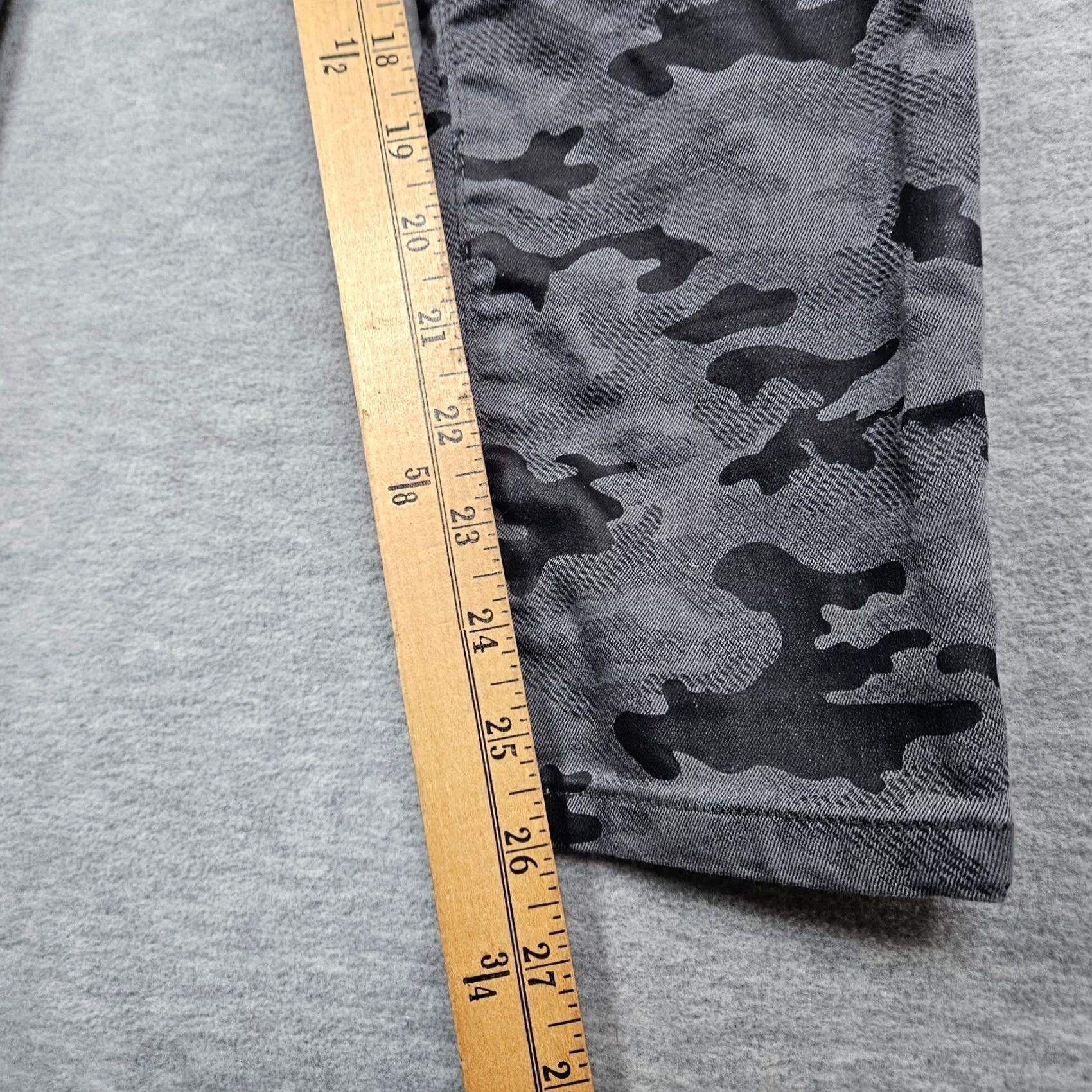 Vintage Bevy Flog Bevy Flog Gray Black Camo Women's Pull-on Elastic waist Skinny Pant Sz 24 Size 42" / US 20 - 4 Thumbnail