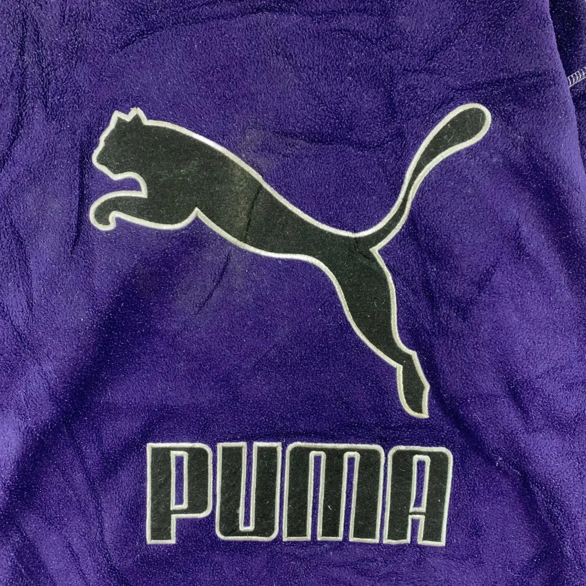 Puma Vintage PUMA USA Embossed Logo Fleece Crewneck Size L / US 10 / IT 46 - 3 Thumbnail