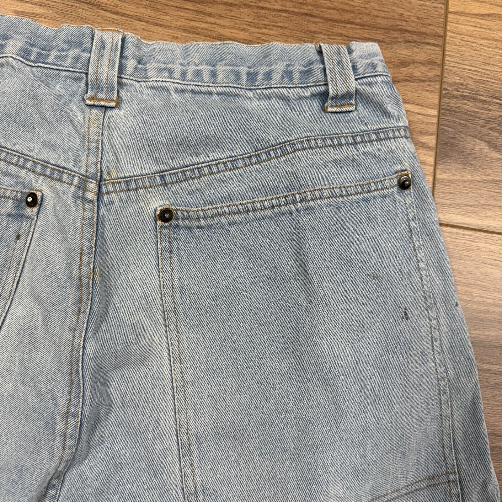 Vintage Vintage Hot Chili Blues Baggy Denim Shorts Size 36 (34x13) 9 Size US 36 / EU 52 - 13 Thumbnail