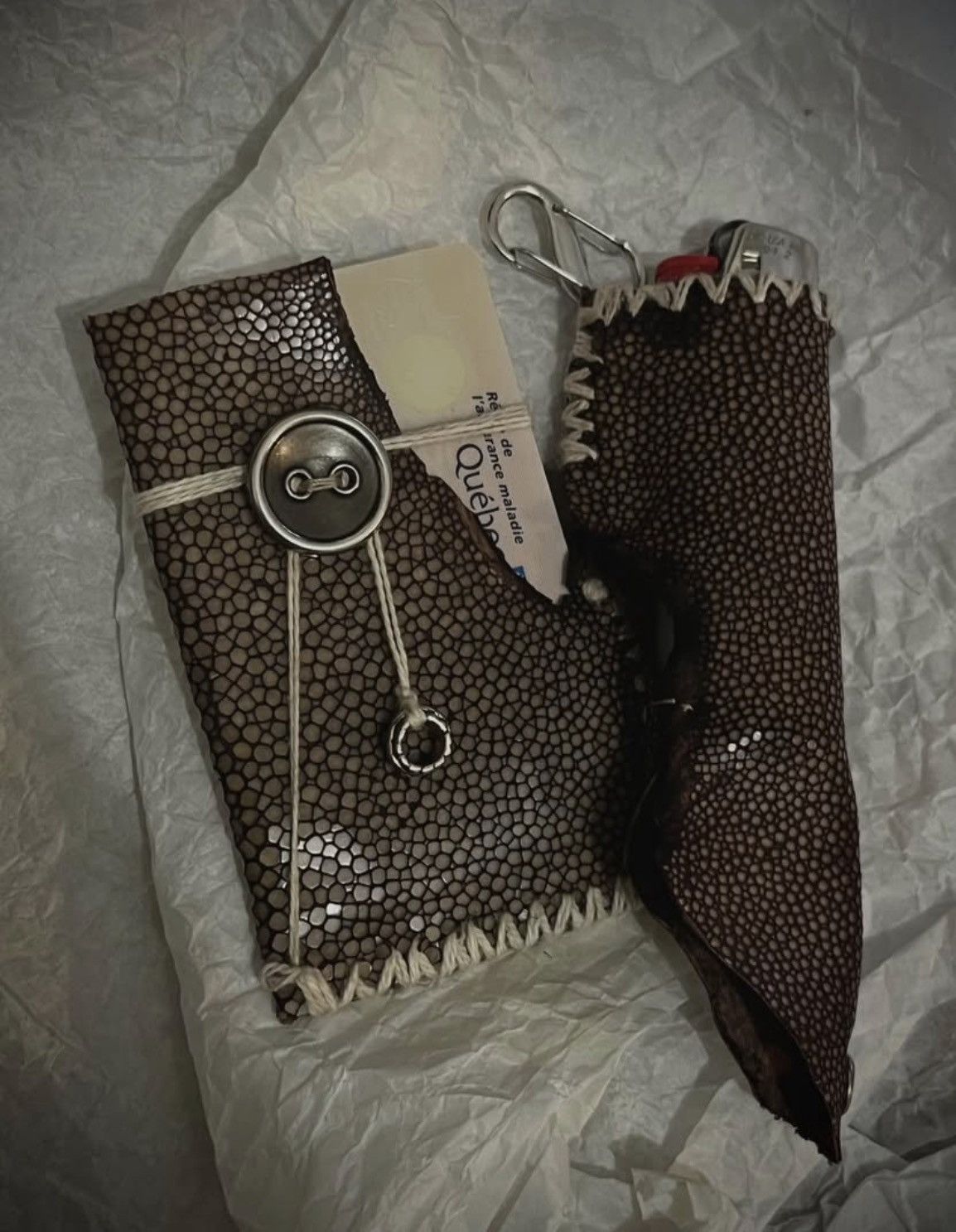 Other Leather cardholder stingray Size ONE SIZE - 1 Preview