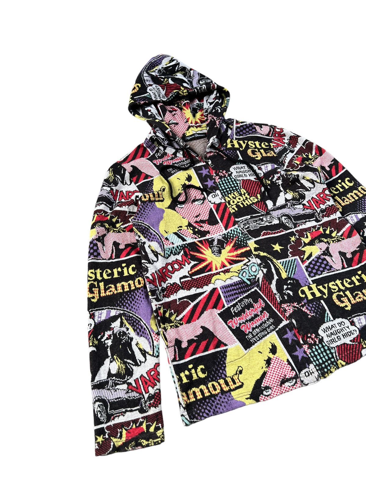 Hysteric Glamour Hysteric Glamour Overprint Zipper Hoodie Size S / US 4 / IT 40 - 4 Thumbnail