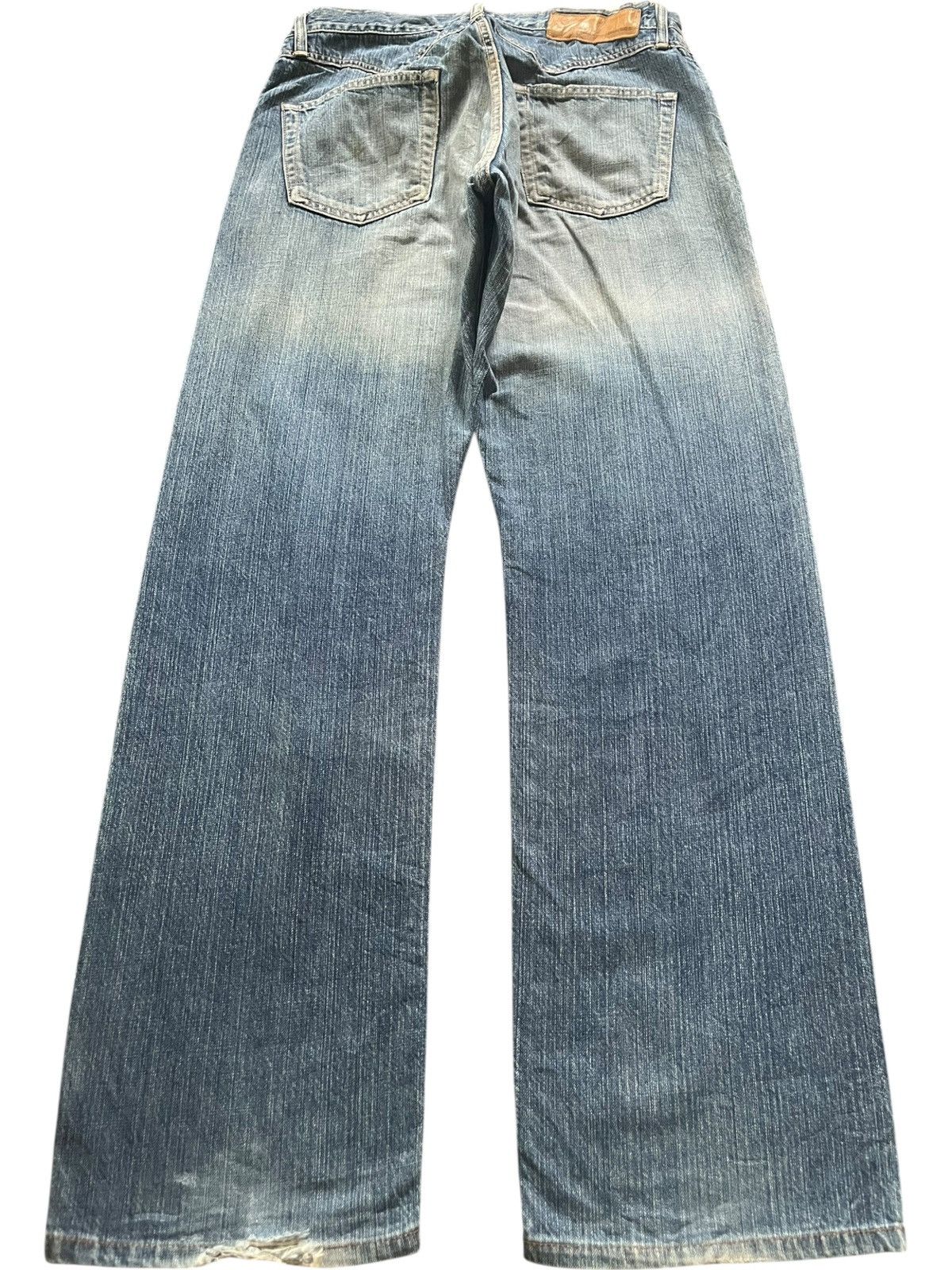 Edwin Vintage Edwin 503S Faded Wash Distress Loose Jeans Size US 31 - 2 Thumbnail