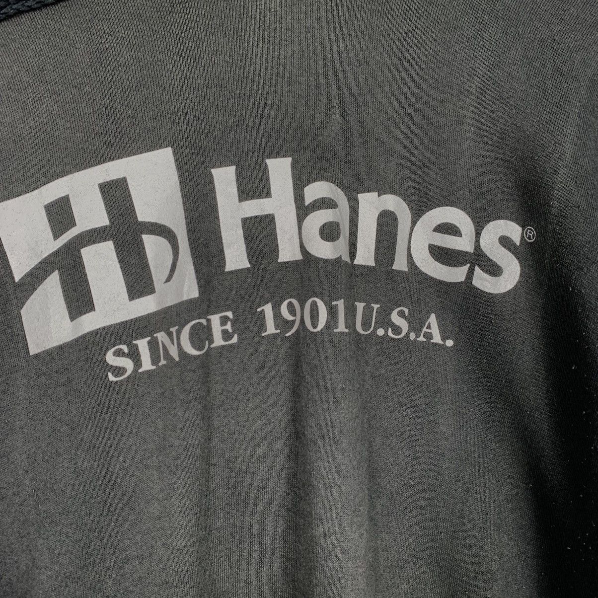 Hanes Vintage Hanes Big Logo Pullover Hoodie Size US L / EU 52-54 / 3 - 13 Thumbnail