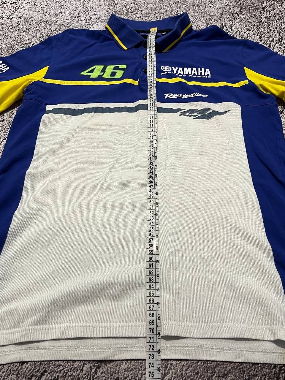 Vintage × Yamaha New Official Valentino Rossi VR46 Dual Yamaha Mans Polo Size US XXL / EU 58 / 5 - 11 Thumbnail