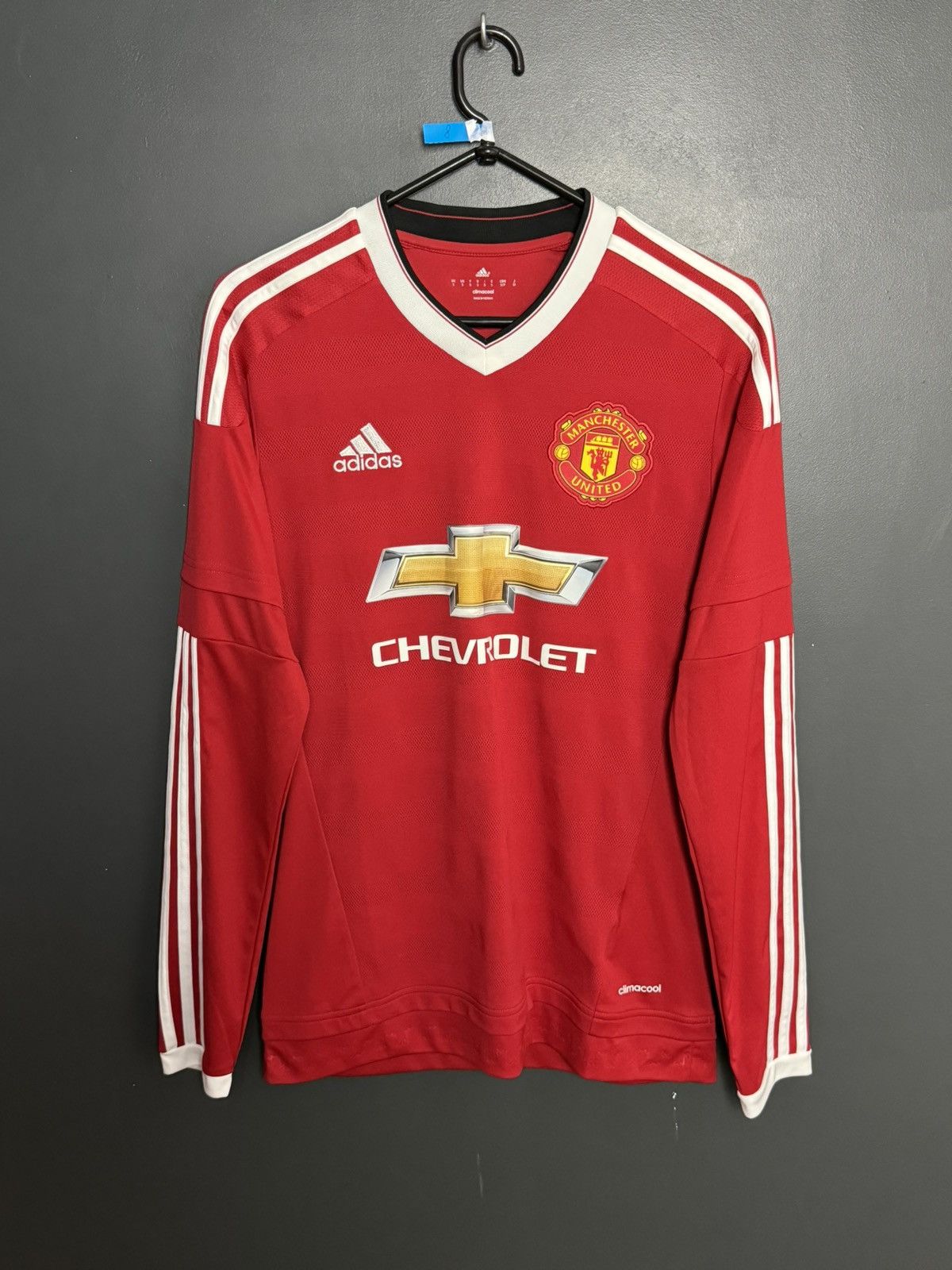 Adidas Manchester United 15/16 Home Football Long Sleeve Jersey Size US S / EU 44-46 / 1 - 1 Thumbnail