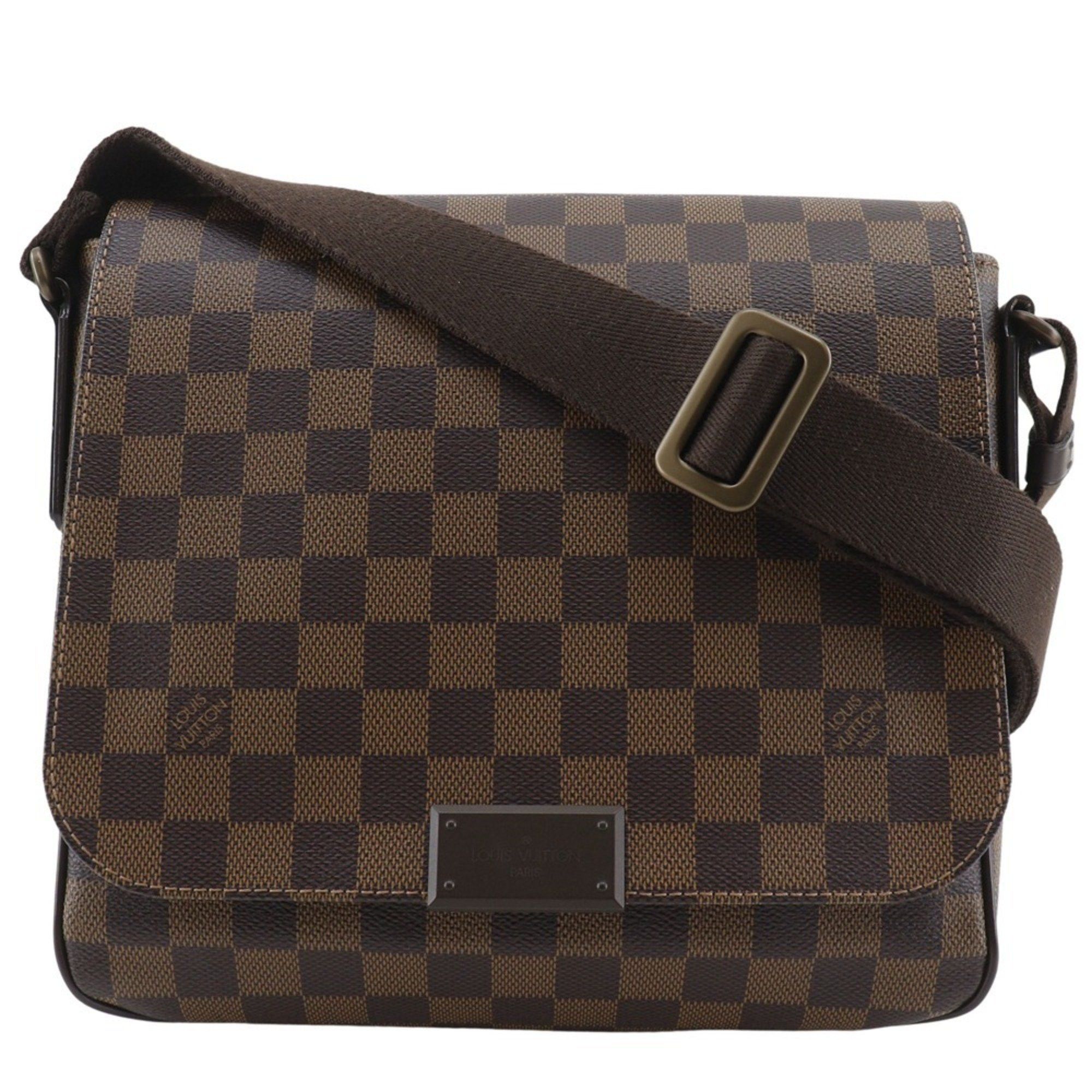 Louis Vuitton Louis Vuitton District PM Shoulder Bag N41213 Damier Canvas 2013 Brown FL4123 A5 Magnetic closure Unisex Size ONE SIZE - 1 Thumbnail