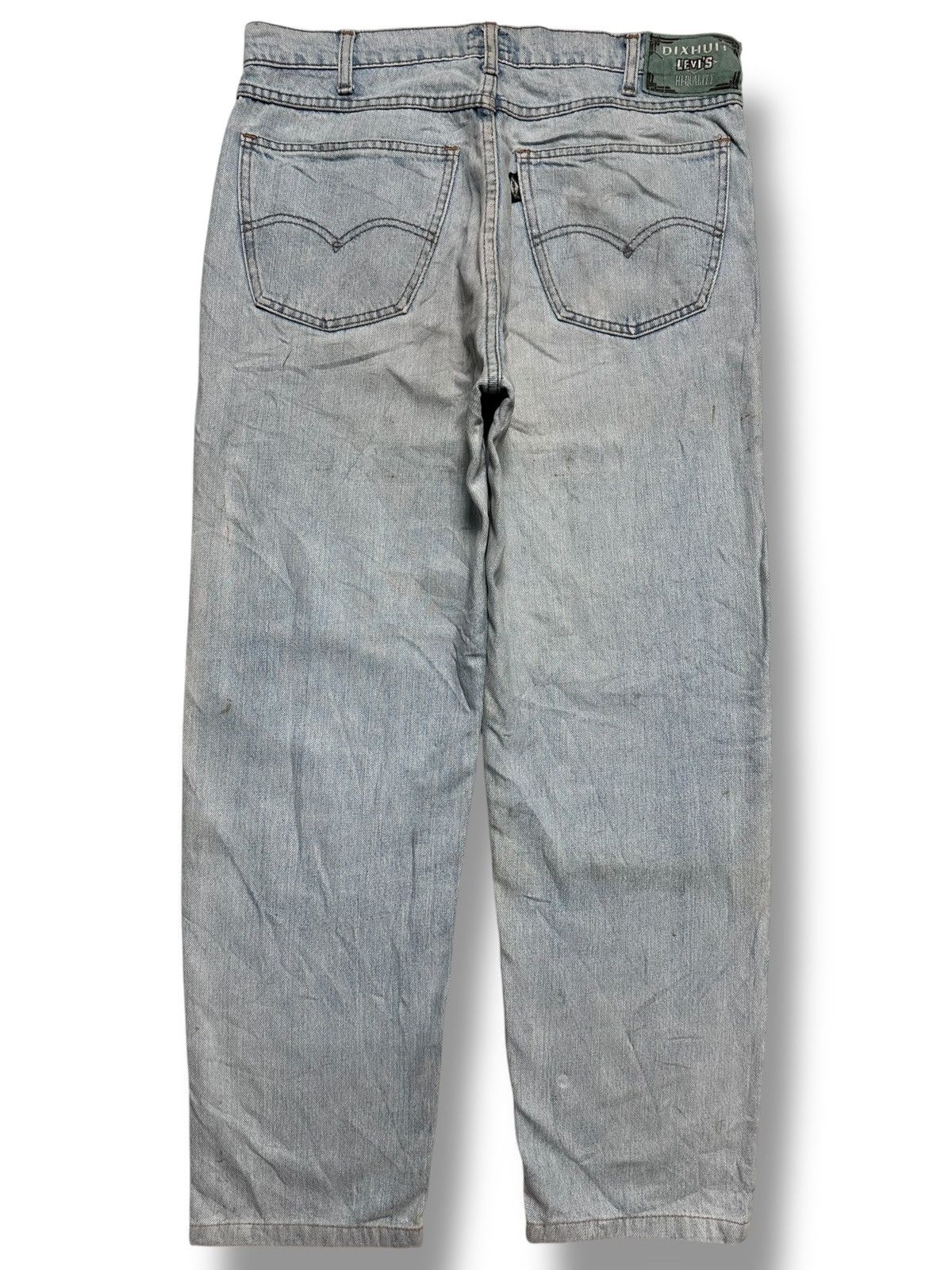 Levi's Levis 1991 Dixhuit Big E Black Tab Straight Leg & BlueWash Size US 34 / EU 50 - 3 Thumbnail