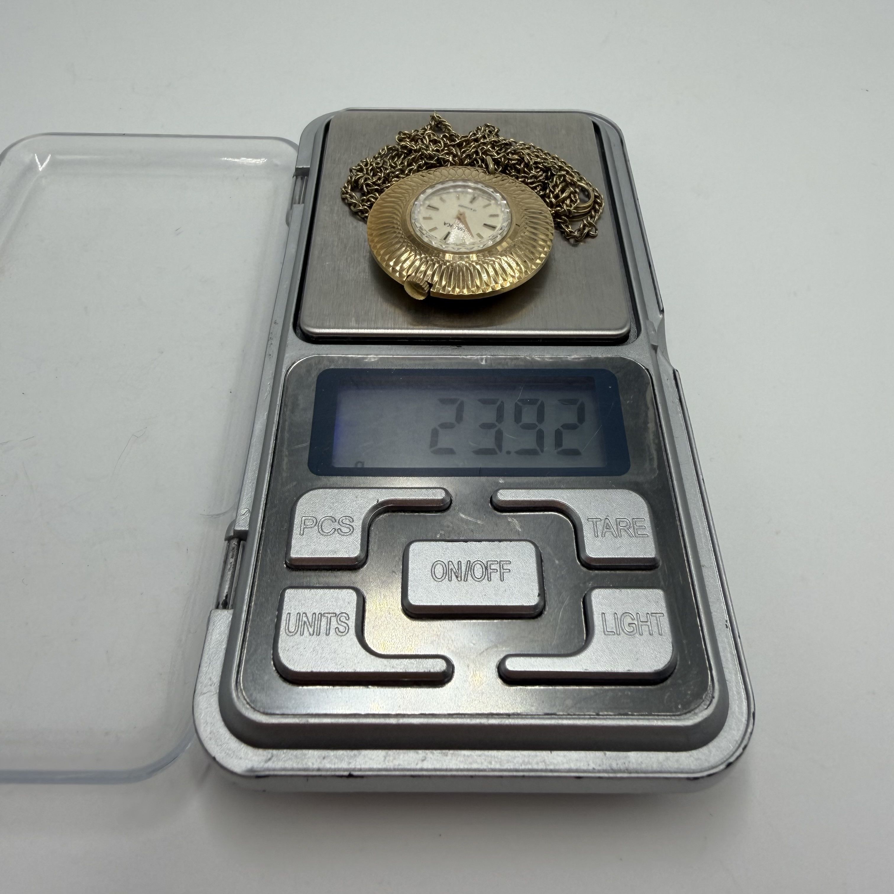 Vintage Vintage Soviet Chaika Pendant Watch AU Gilded 17 Jewels Size ONE SIZE - 7 Thumbnail