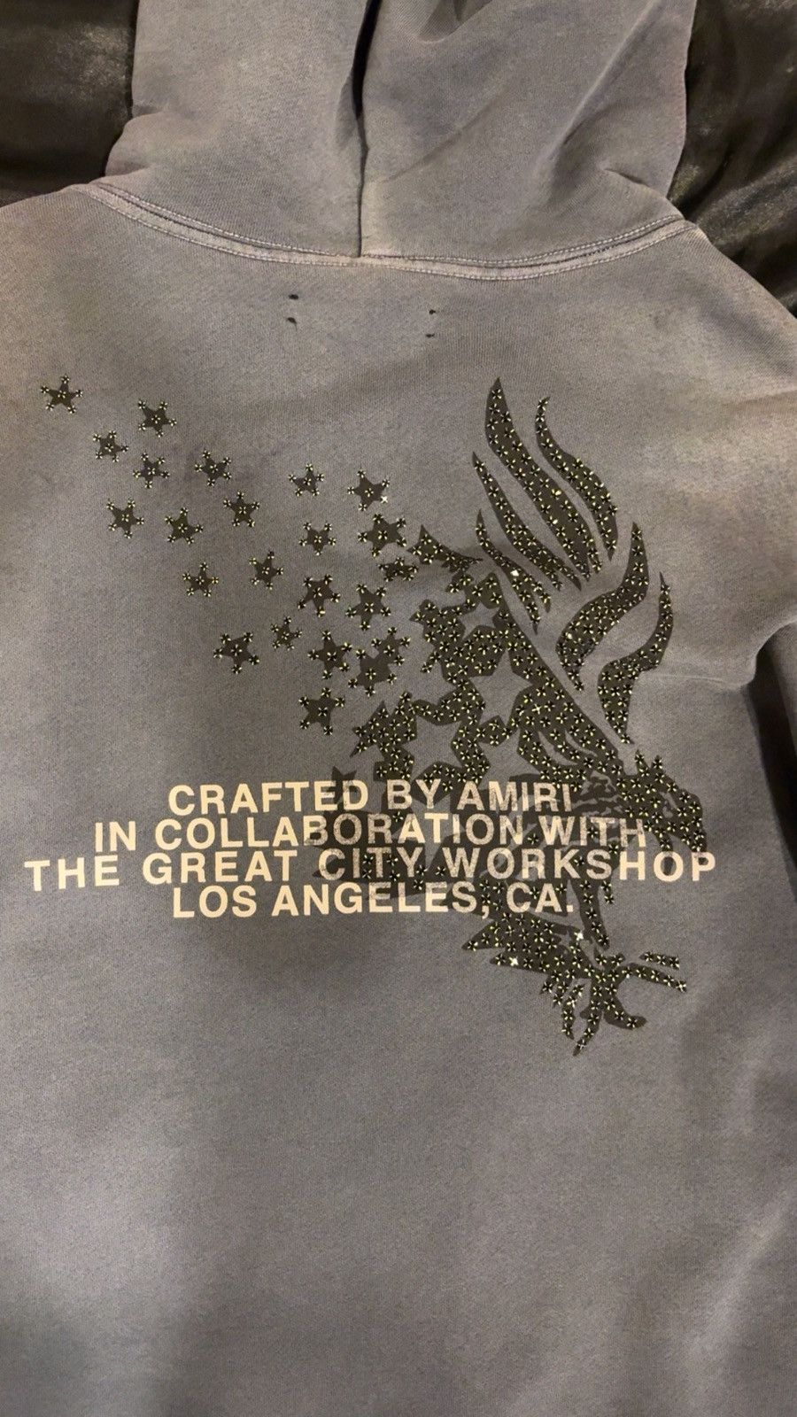 Amiri Amiri x TGCW Swarovski Crystal Flame Zip up Hoodie Size US M / EU 48-50 / 2 - 11 Thumbnail