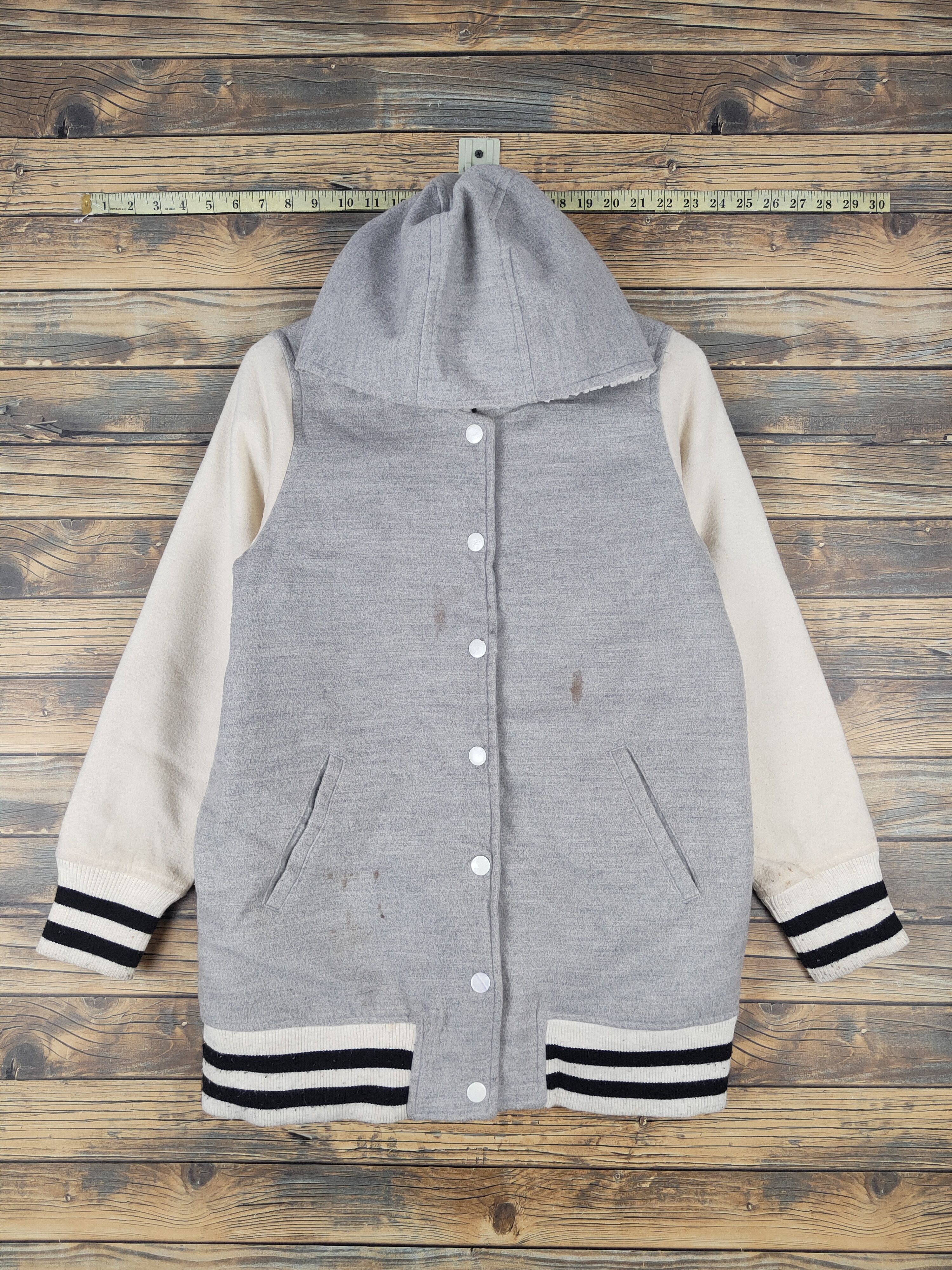 E Hypen World Gallery Gray Hoodie Varsity Jackets #W1078