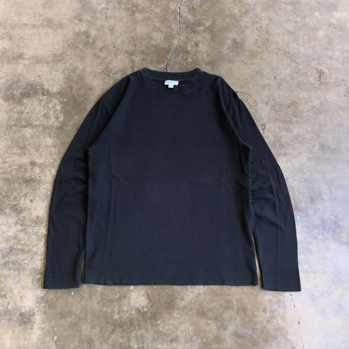Sunspel 🇯🇵 2000s Sunspel Basic Longslevee T-shirt Black Designer Size US M / EU 48-50 / 2 - 1 Thumbnail