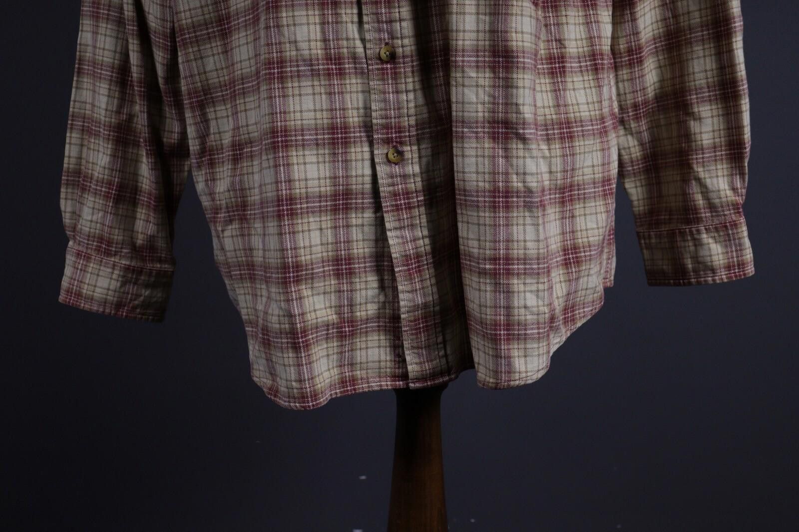L.L. Bean L.L.Bean Vintage Check Flannel Oxoford Shirt Size XXL - TALL Size US M / EU 48-50 / 2 - 3 Thumbnail
