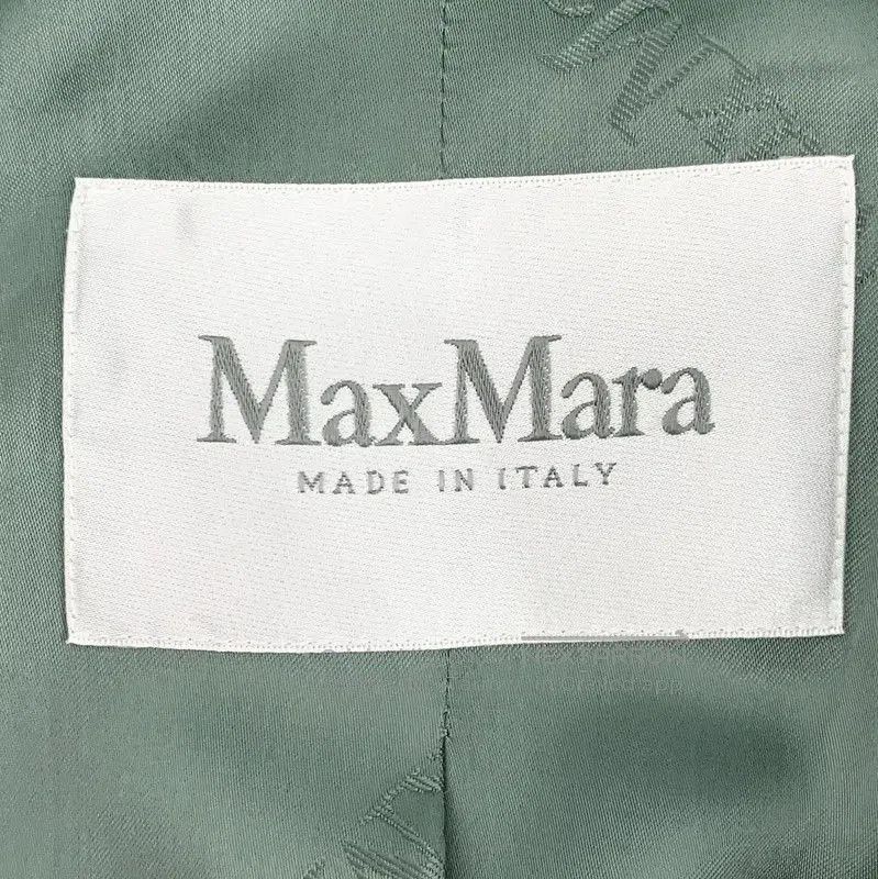 Max Mara MaxMara Cozy Green Alpaca Wool Coat . Size XS / US 0-2 / IT 36-38 - 4 Thumbnail