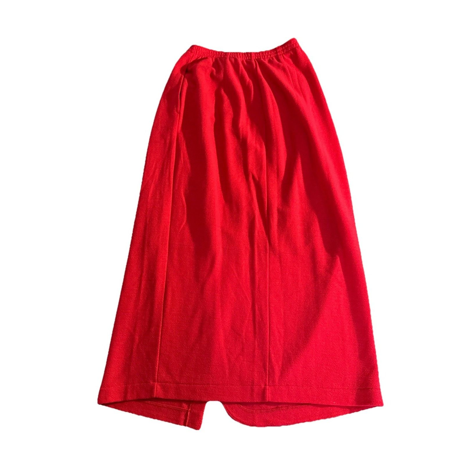 Other Vintage 80s Red Wool Pencil Skirt by CmcE | Sample Size 8 Size 30" / US 8 / IT 44 - 6 Thumbnail
