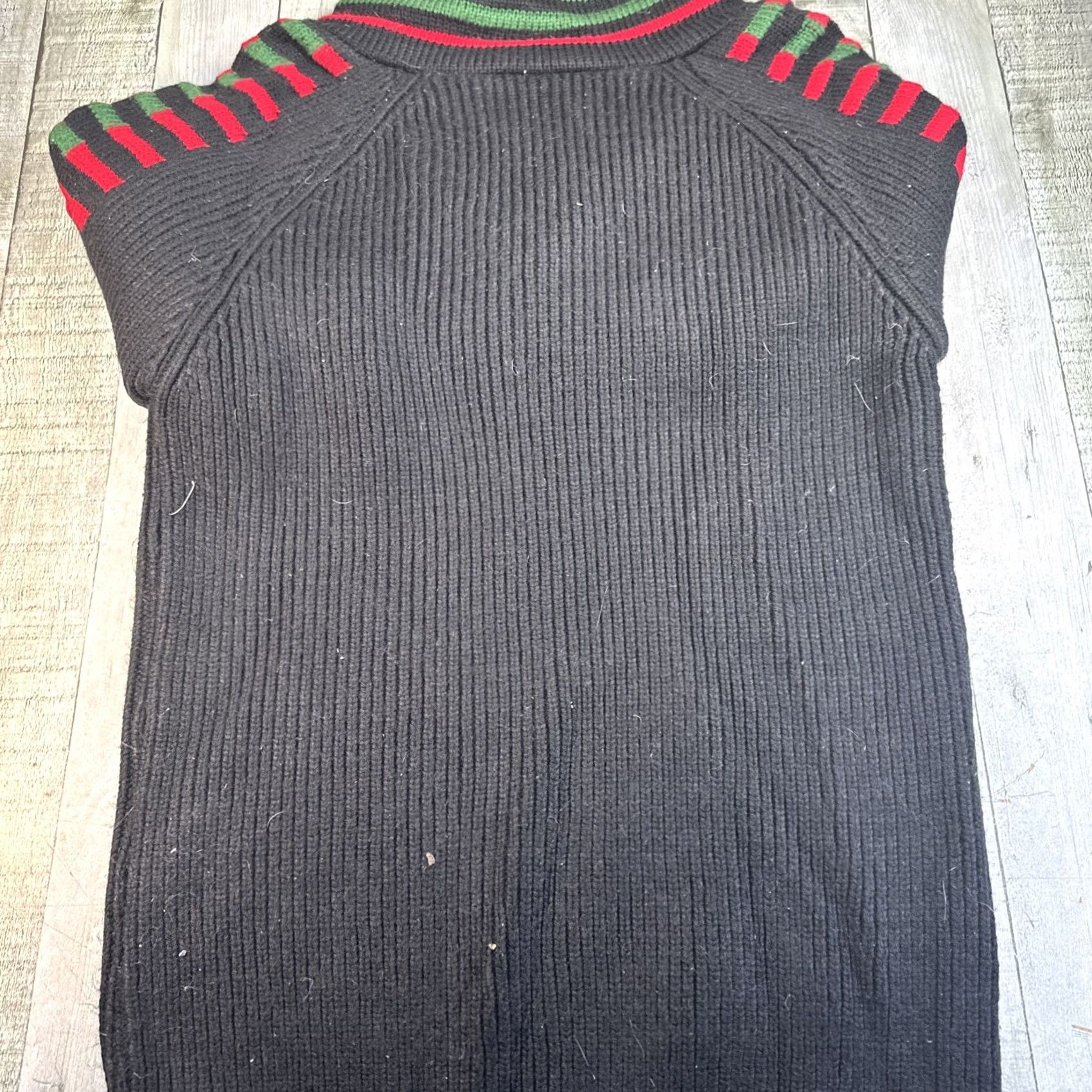 Ecco VINTAGE Lecco Sweater Mens Large Black Pullover Jeopardy? Size US L / EU 52-54 / 3 - 5 Thumbnail