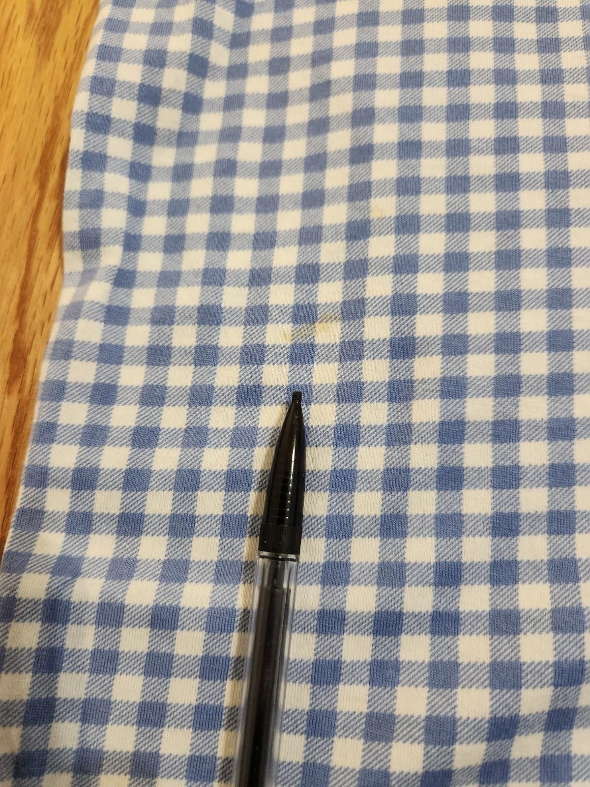 Designer Polo Golf Shirt Mens Large Blue White Check 100% Pima Cotton Size US L / EU 52-54 / 3 - 3 Thumbnail