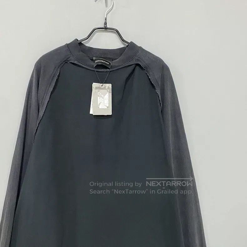Balenciaga Balenciaga Distressed Double Patch Long Sleeve Vest Size US L / EU 52-54 / 3 - 2 Thumbnail