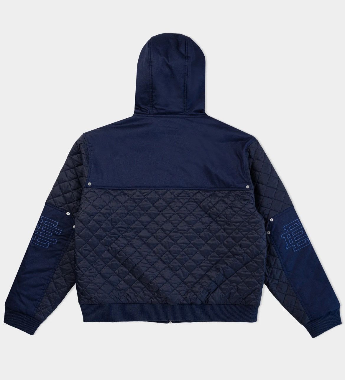 Eric Emanuel Eric Emanuel quilted navy bomber jacket large Size US L / EU 52-54 / 3 - 3 Thumbnail