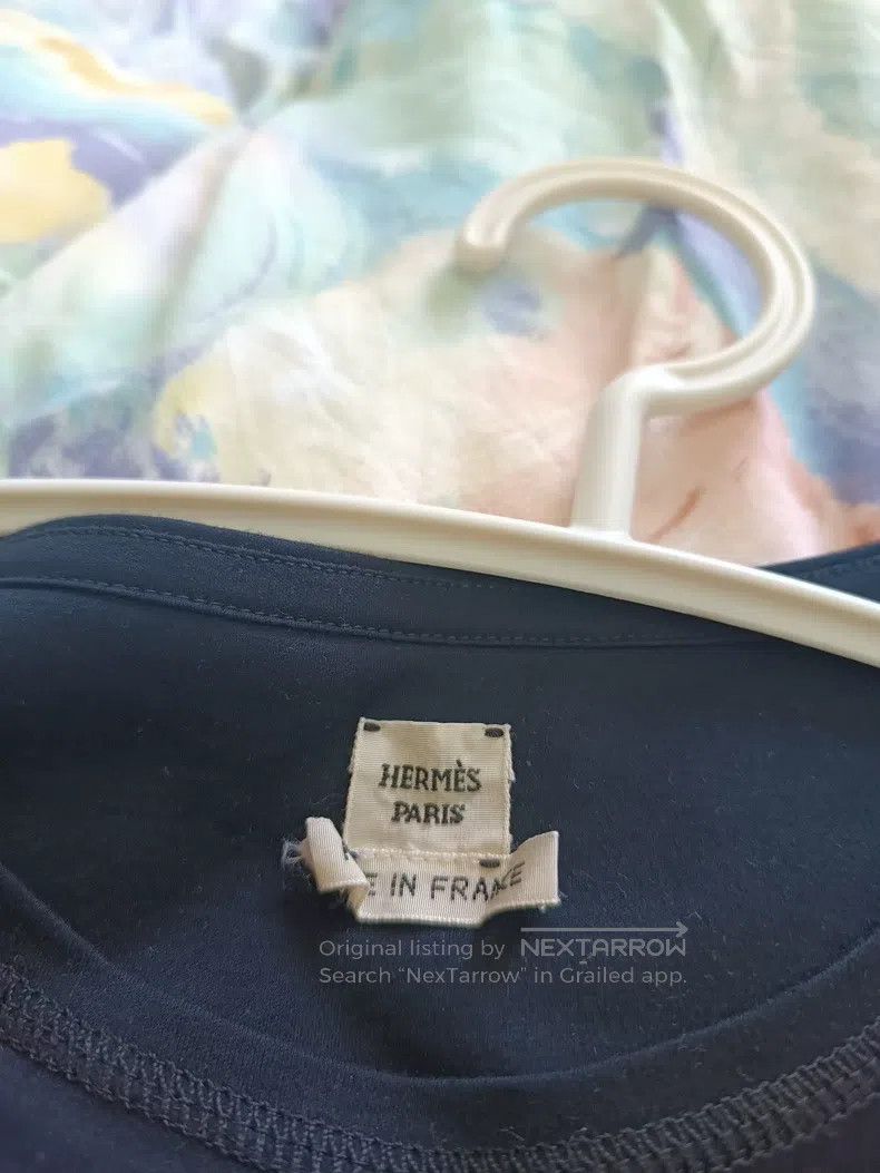 Hermes Hermes Black pure cotton dress, comfortable cotton fabric Size M / US 6-8 / IT 42-44 - 3 Thumbnail