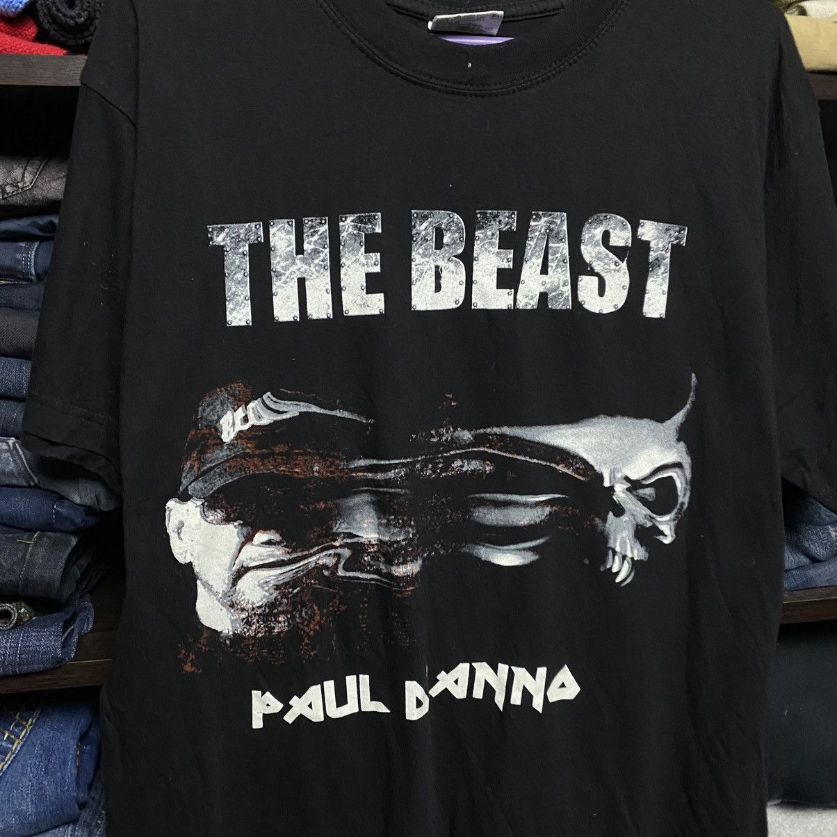 Band Tees Vintage The Beast Paul Dianno Iron Maiden 90’s rock band tee Size US M / EU 48-50 / 2 - 2 Thumbnail