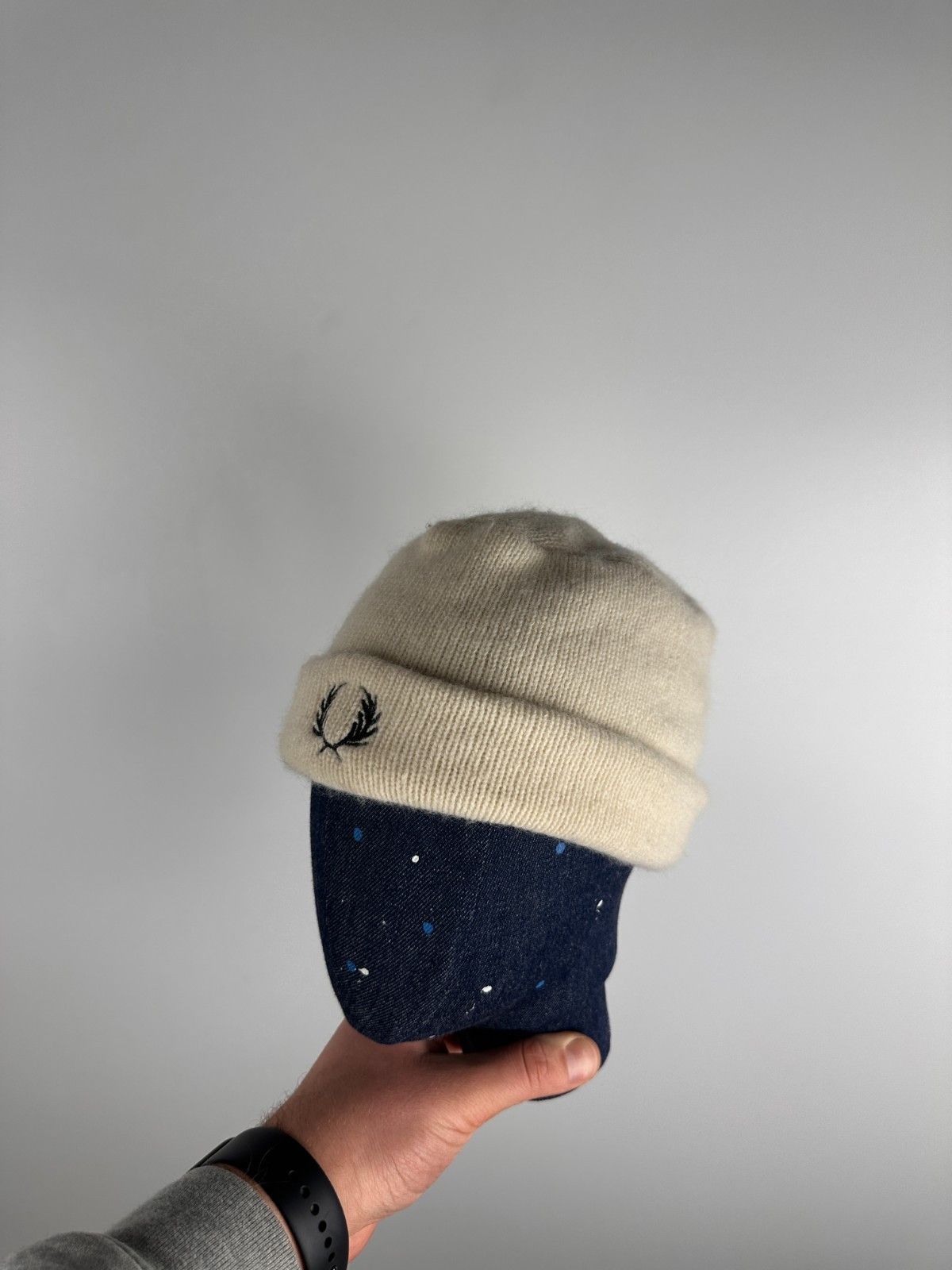 Fred Perry Vintage Freed Perry Wool Hat White One Size Size ONE SIZE - 1 Thumbnail