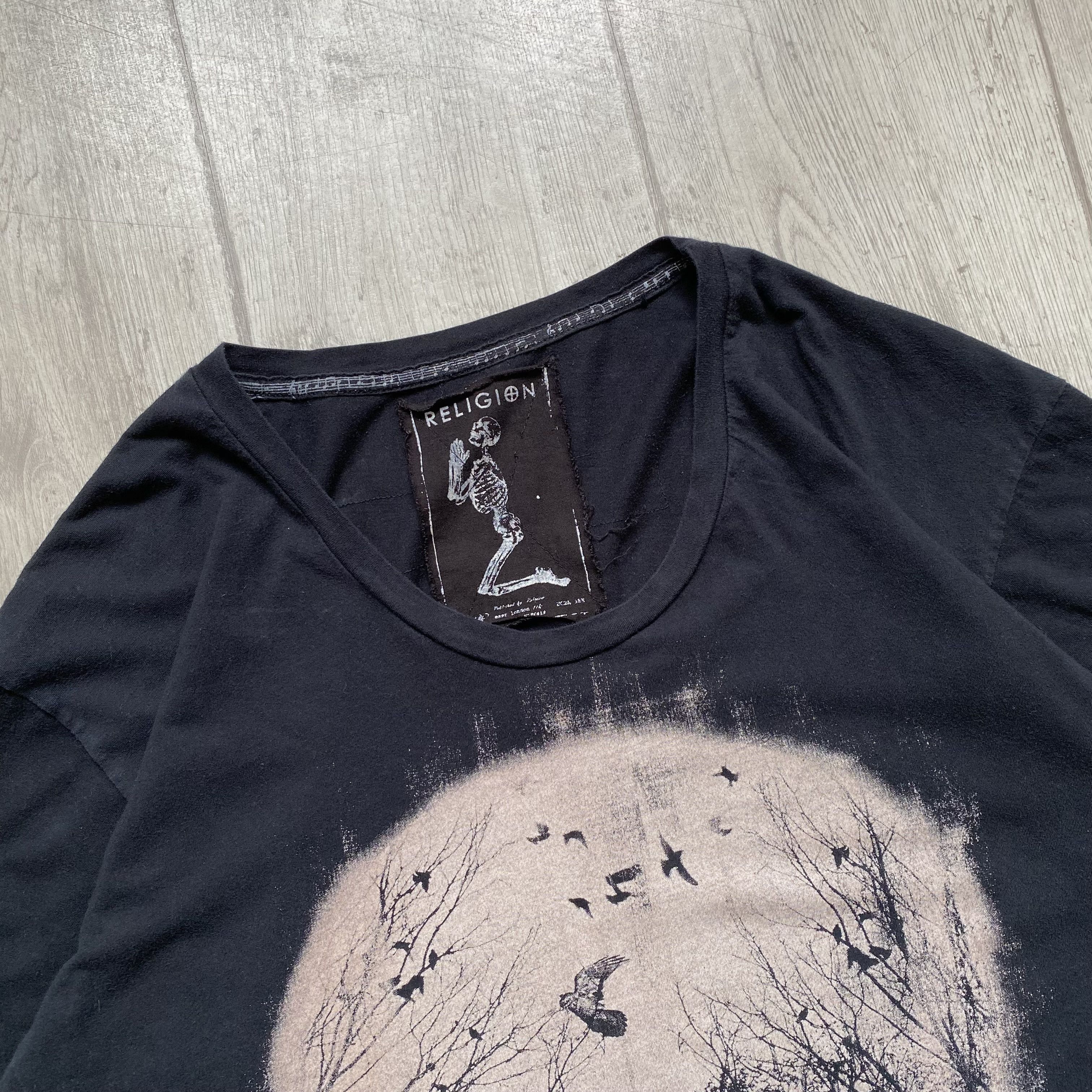 Allsaints 💀 Religion Horror print t shirt skull Allsaint style Size US M / EU 48-50 / 2 - 2 Thumbnail