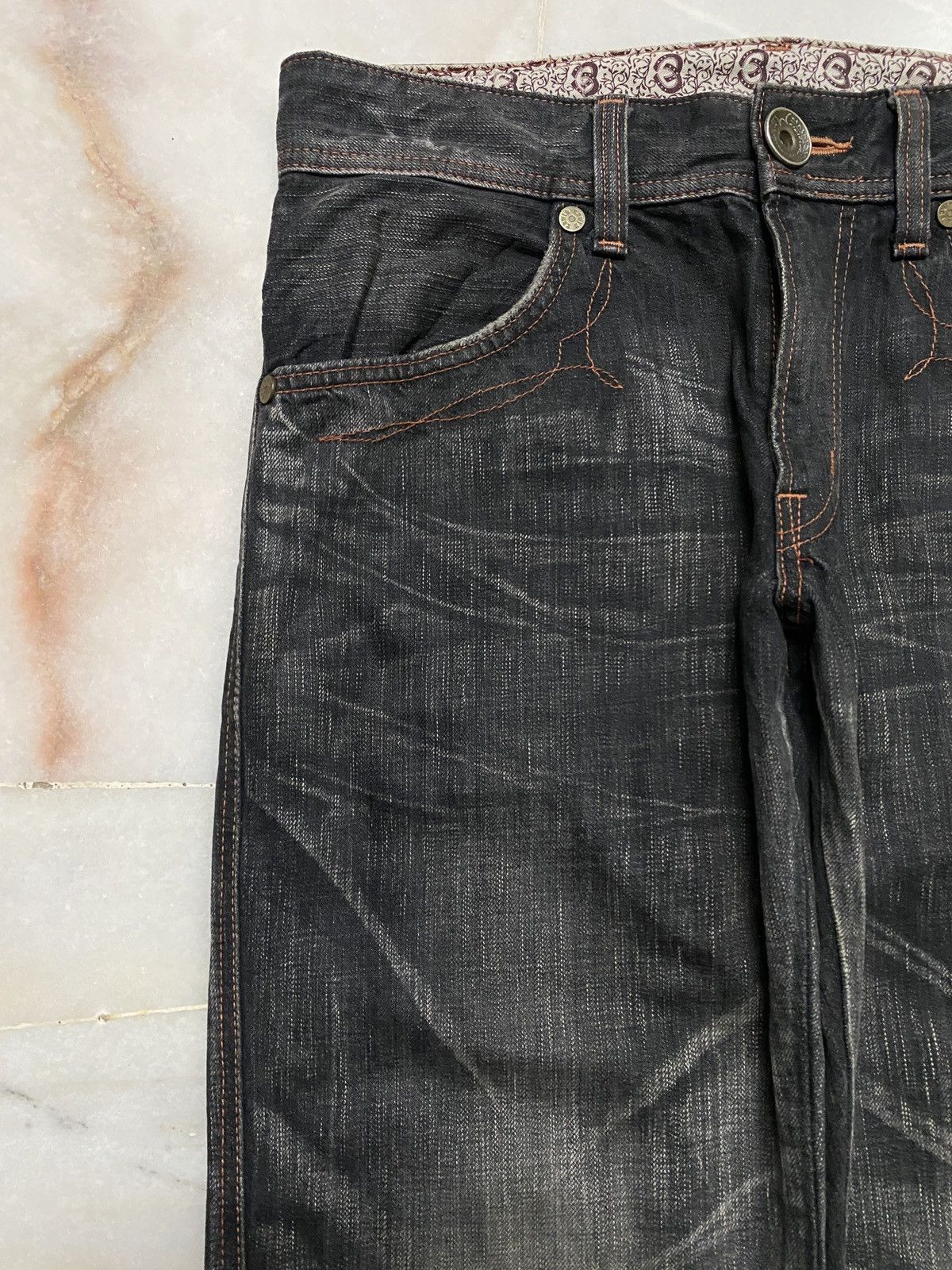 Edwin 💥Rare Vintage 90s Style Edwin Stone Washed Sick Faded Jean Size US 32 / EU 48 - 8 Thumbnail