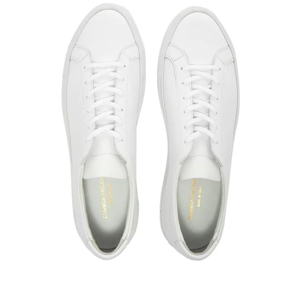 Common Projects ORIGINAL ACHILLES LOW WHITE 1528 0506 US 14 EU 47 Size US 14 / EU 47 - 4 Thumbnail