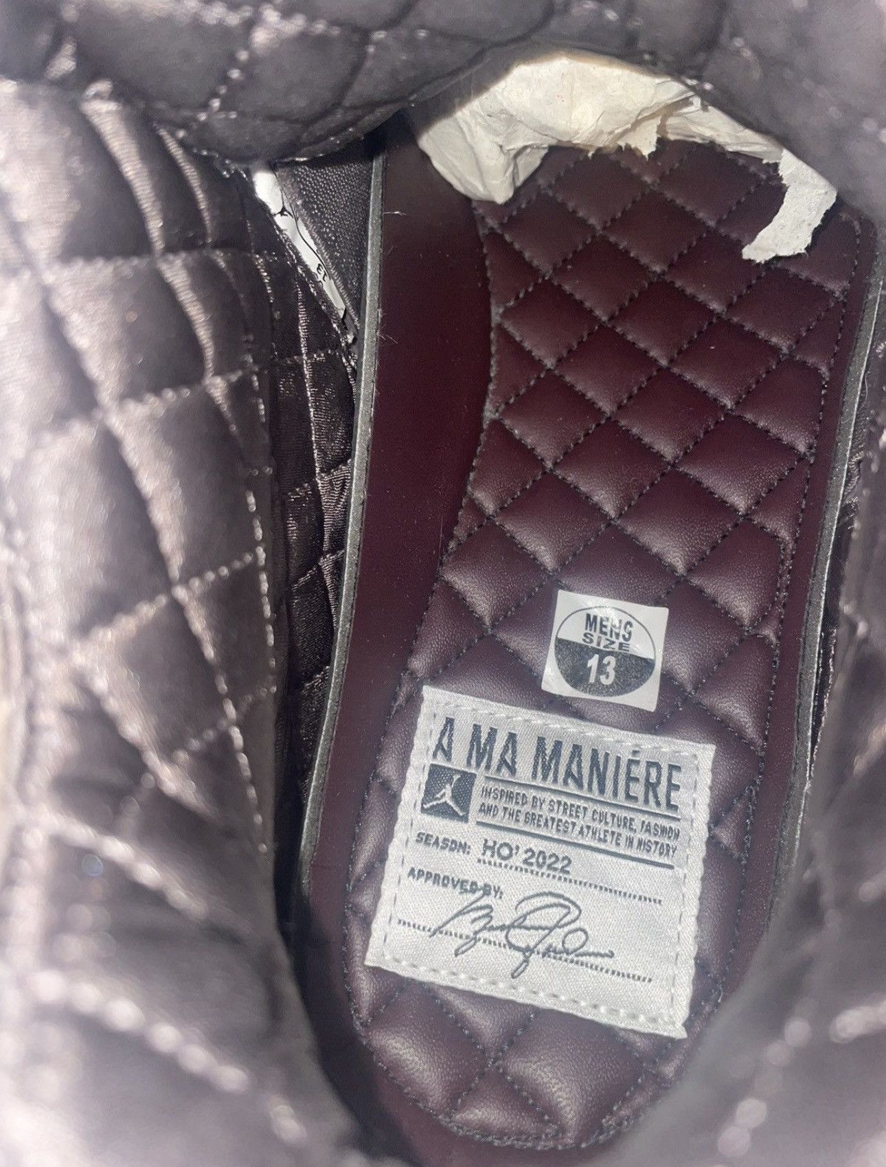 A Ma Maniere × Jordan Brand Jordan 4 Retro SP A Ma Maniére Violet Ore Size US 13 / EU 46 - 4 Thumbnail